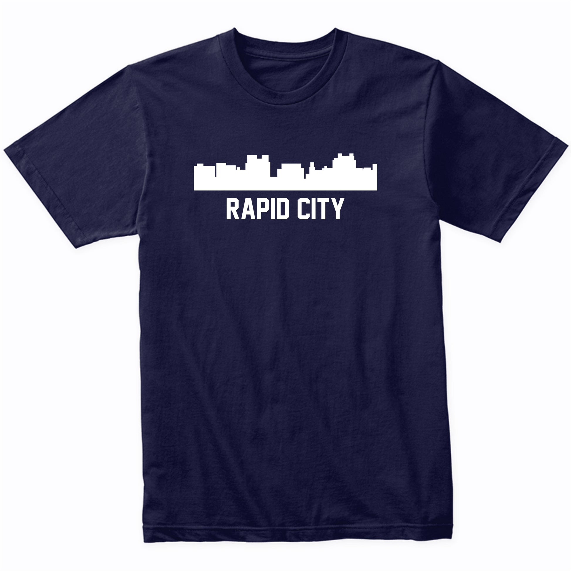 Rapid City South Dakota Skyline Cityscape T-Shirt