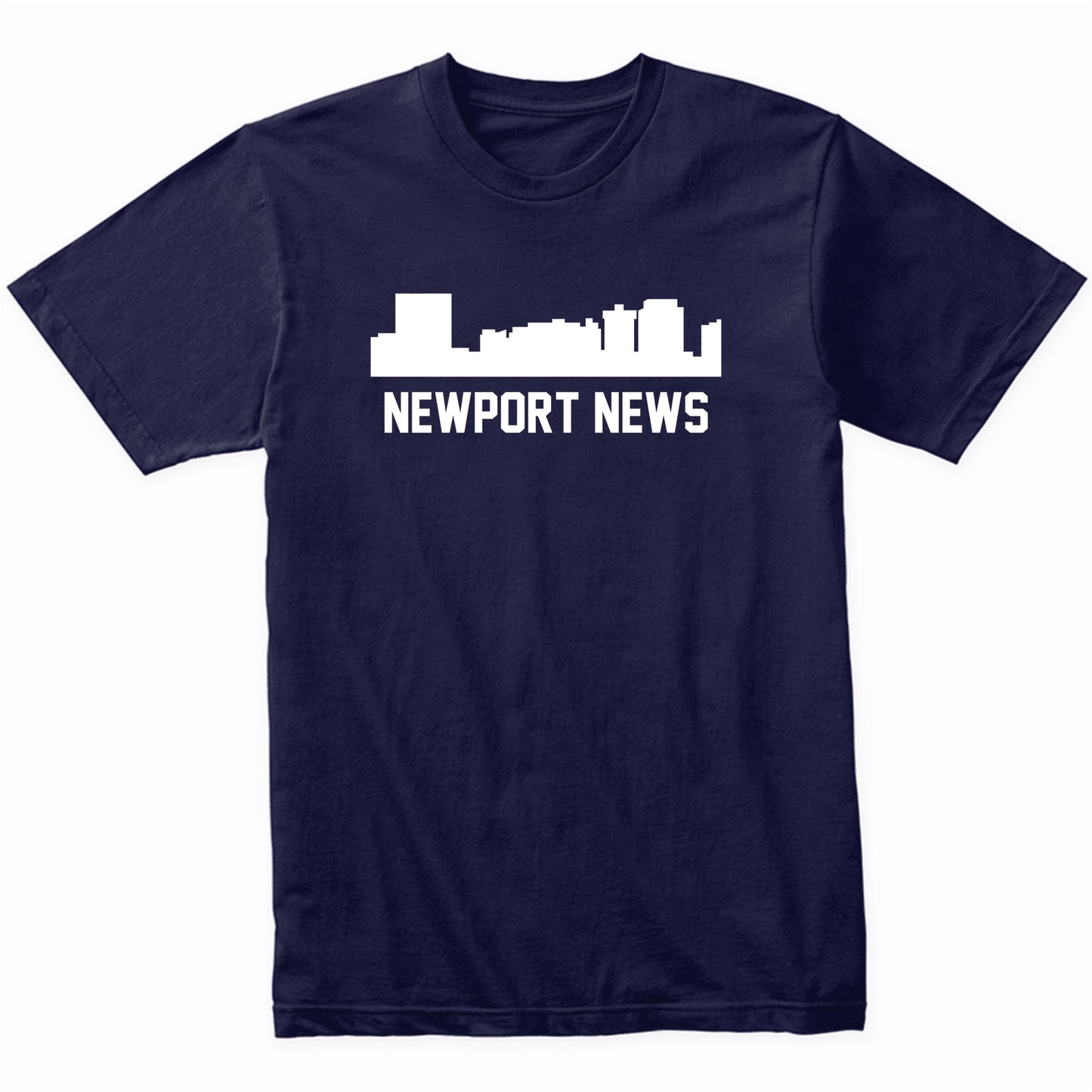 Newport News Virginia Skyline Cityscape T-Shirt