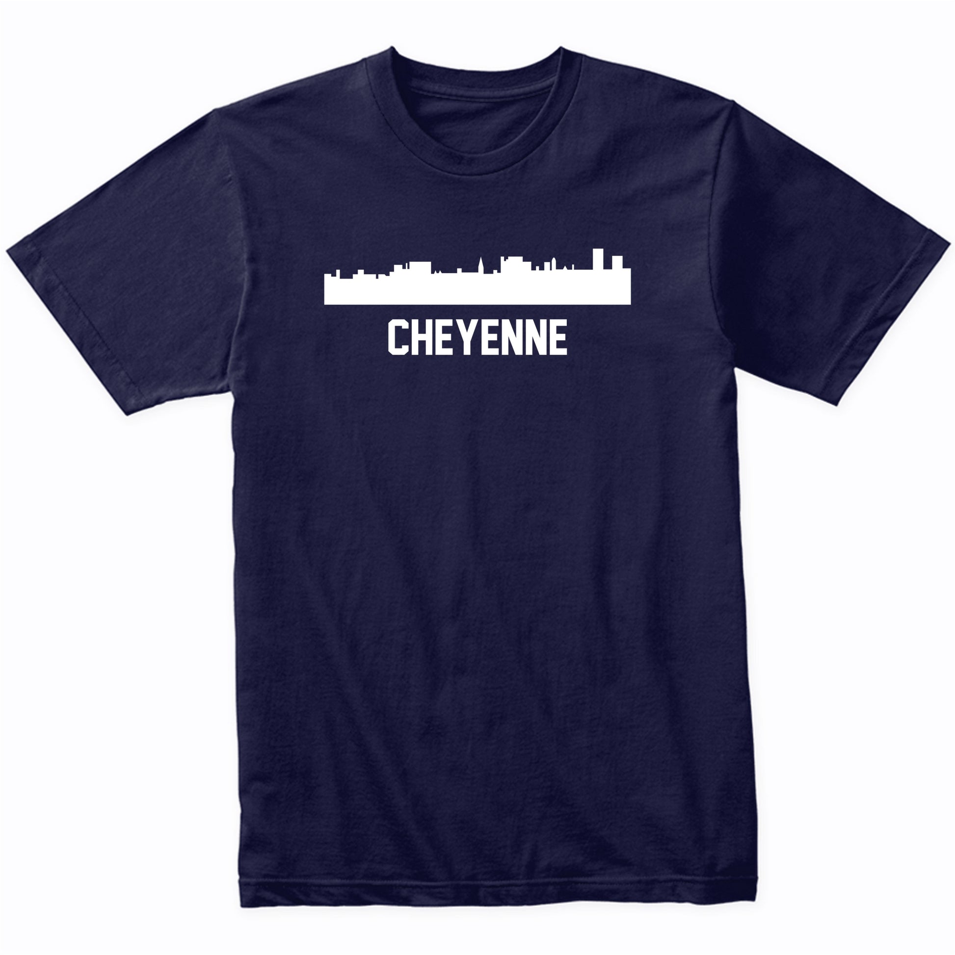 Cheyenne Wyoming Skyline Cityscape T-Shirt
