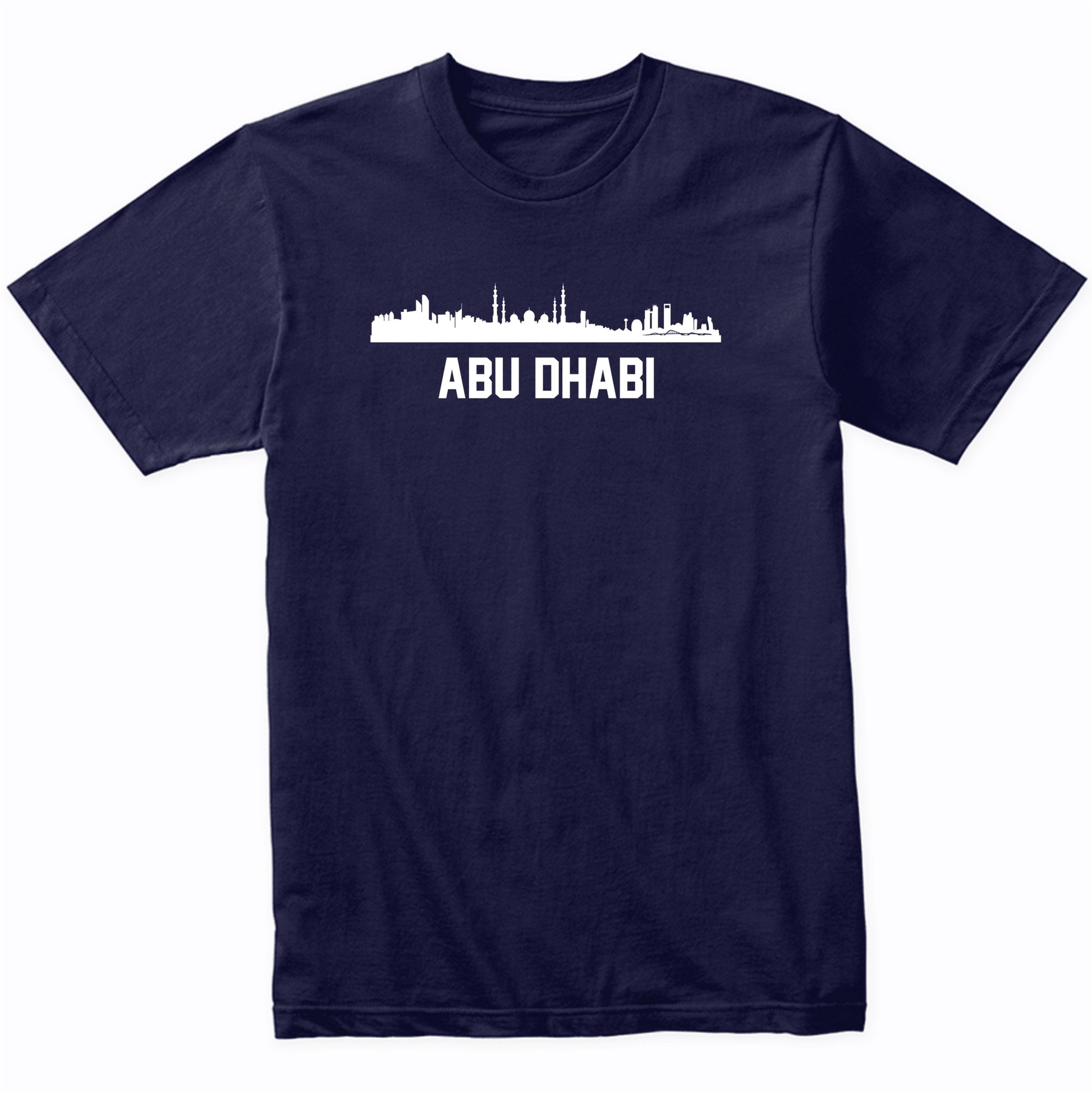 Abu Dhabi United Arab Emirates Skyline Cityscape T-Shirt