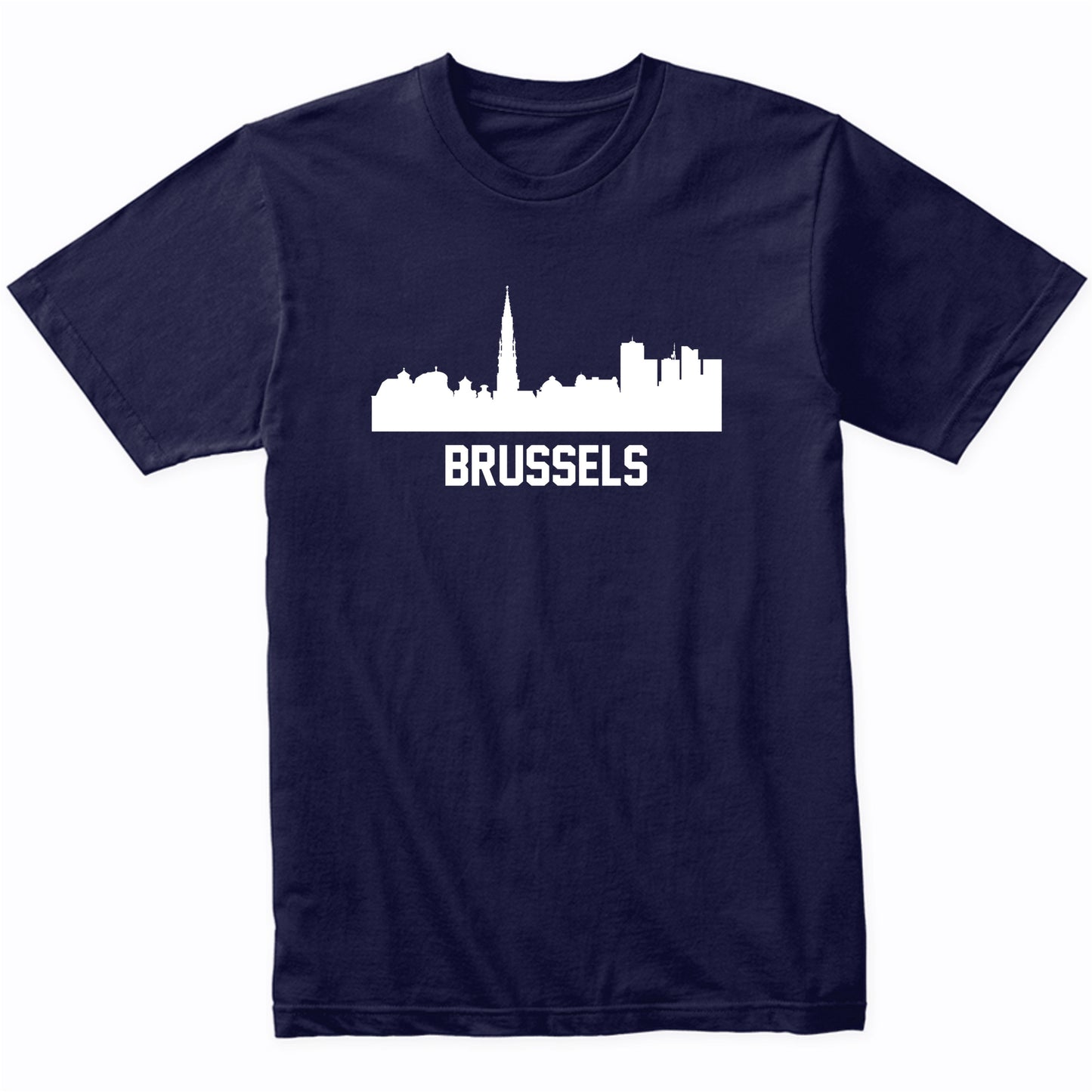 Brussels Belgium Skyline Cityscape T-Shirt