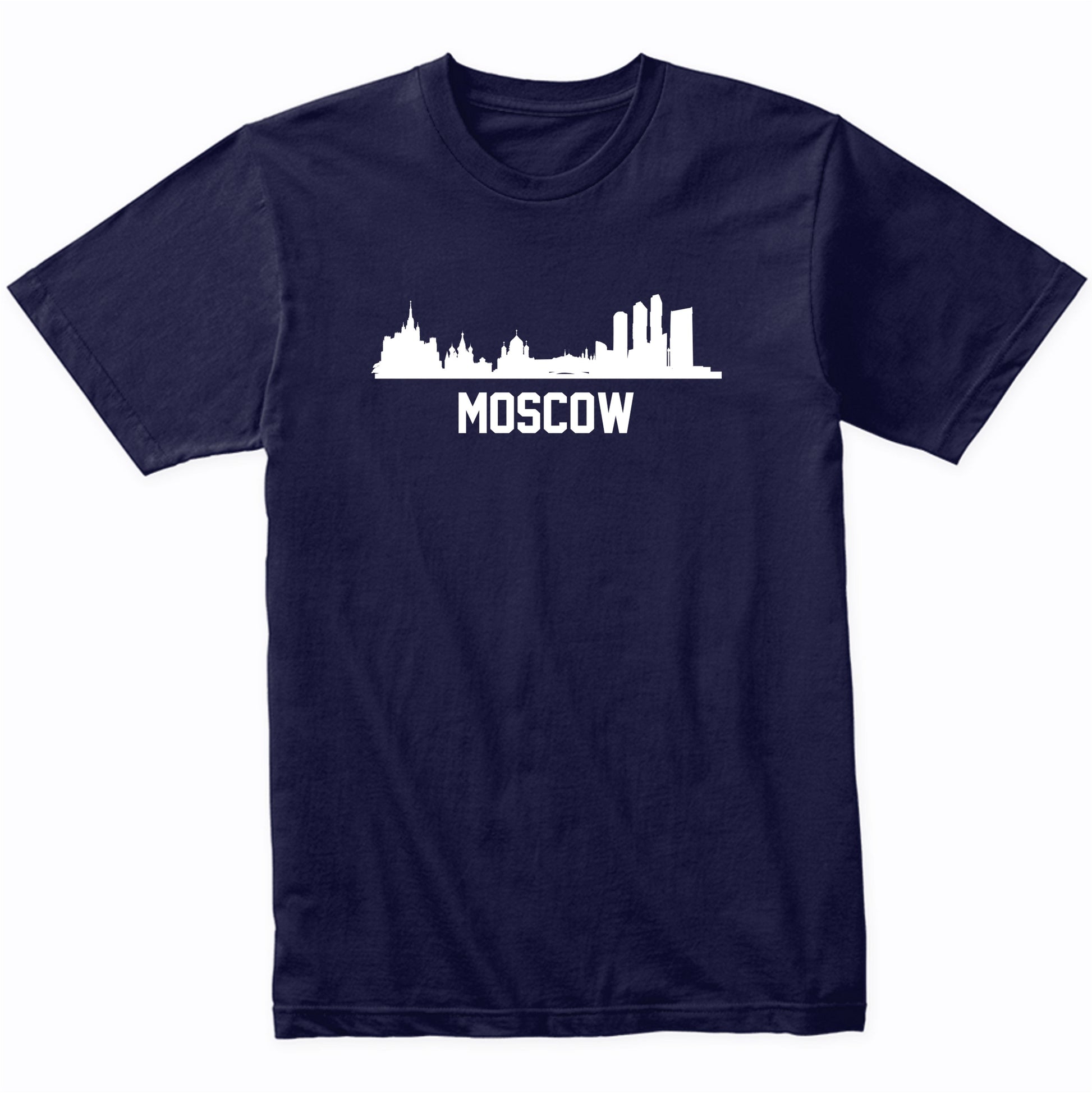 Moscow Russia Skyline Cityscape T-Shirt