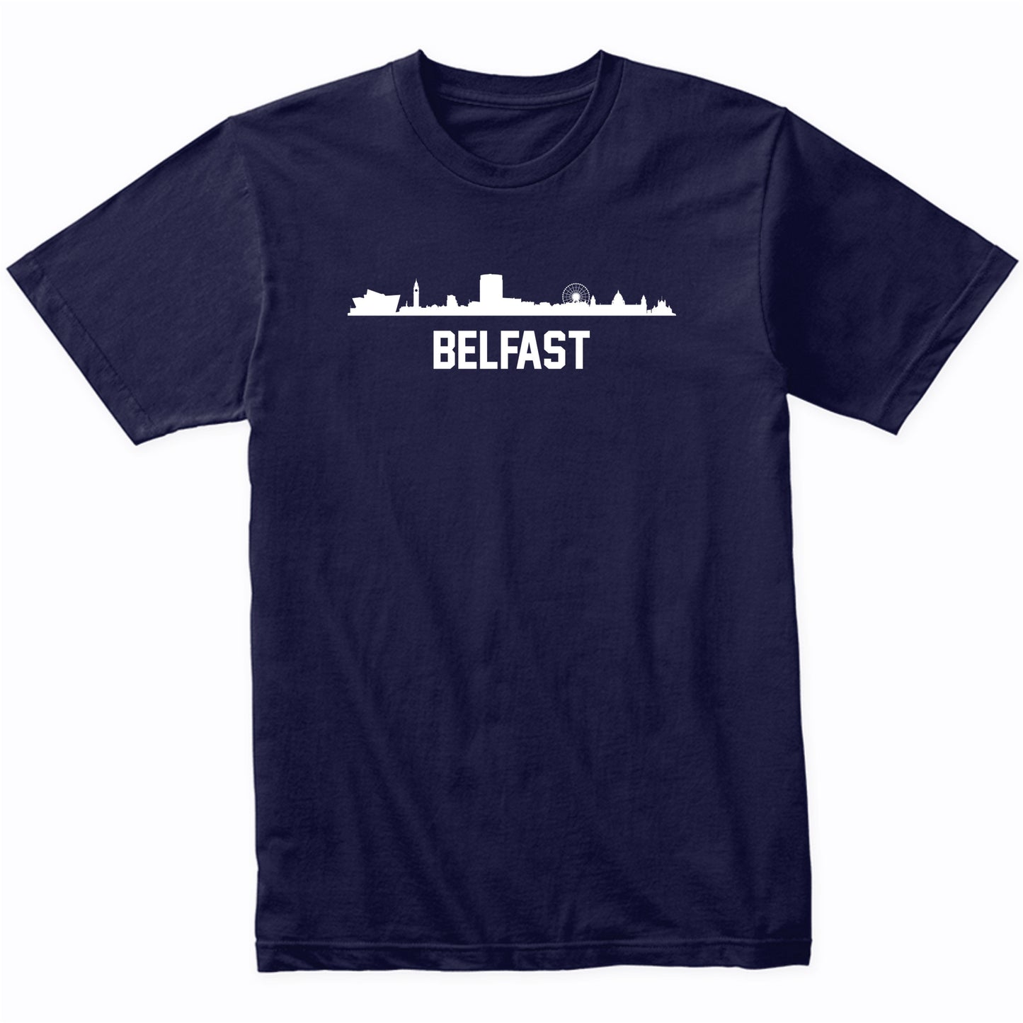 Belfast Northern Ireland Skyline Cityscape T-Shirt