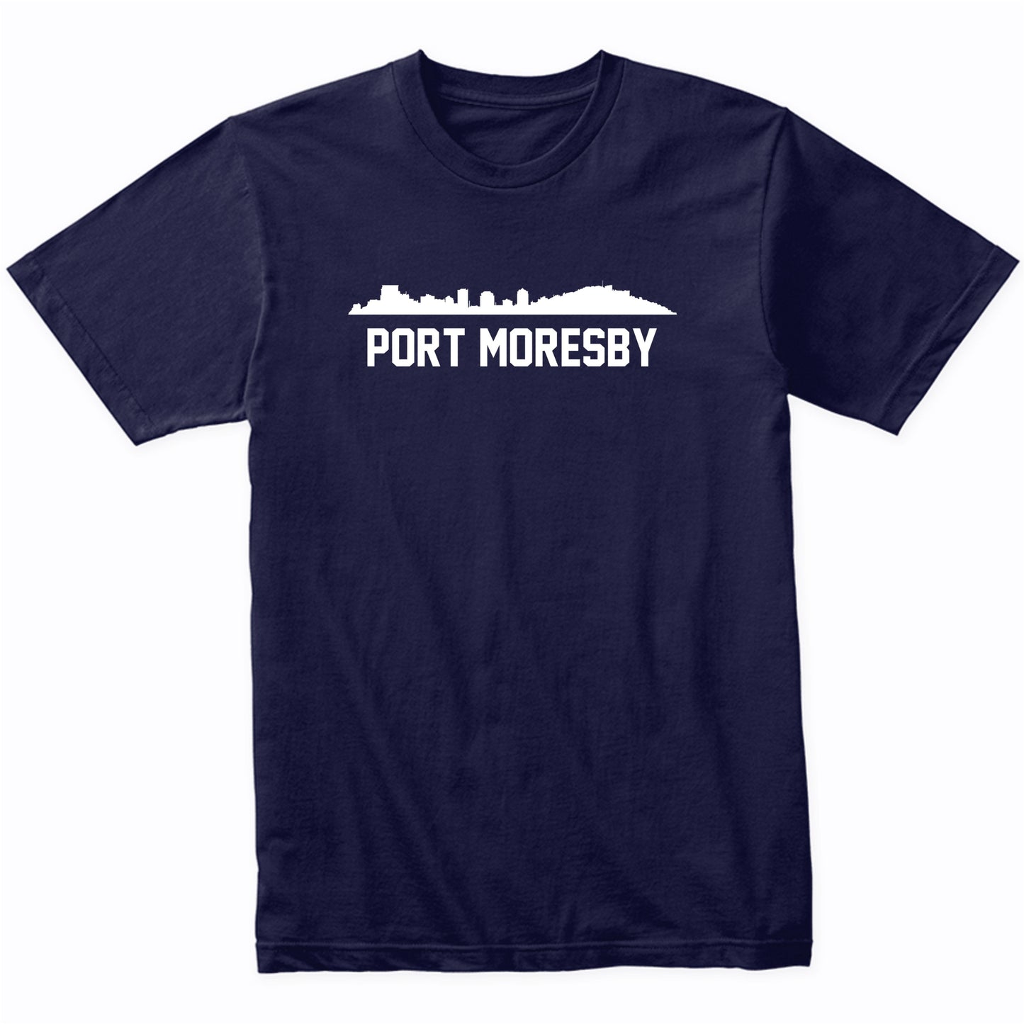 Port Moresby Papua New Guinea Skyline Cityscape T-Shirt