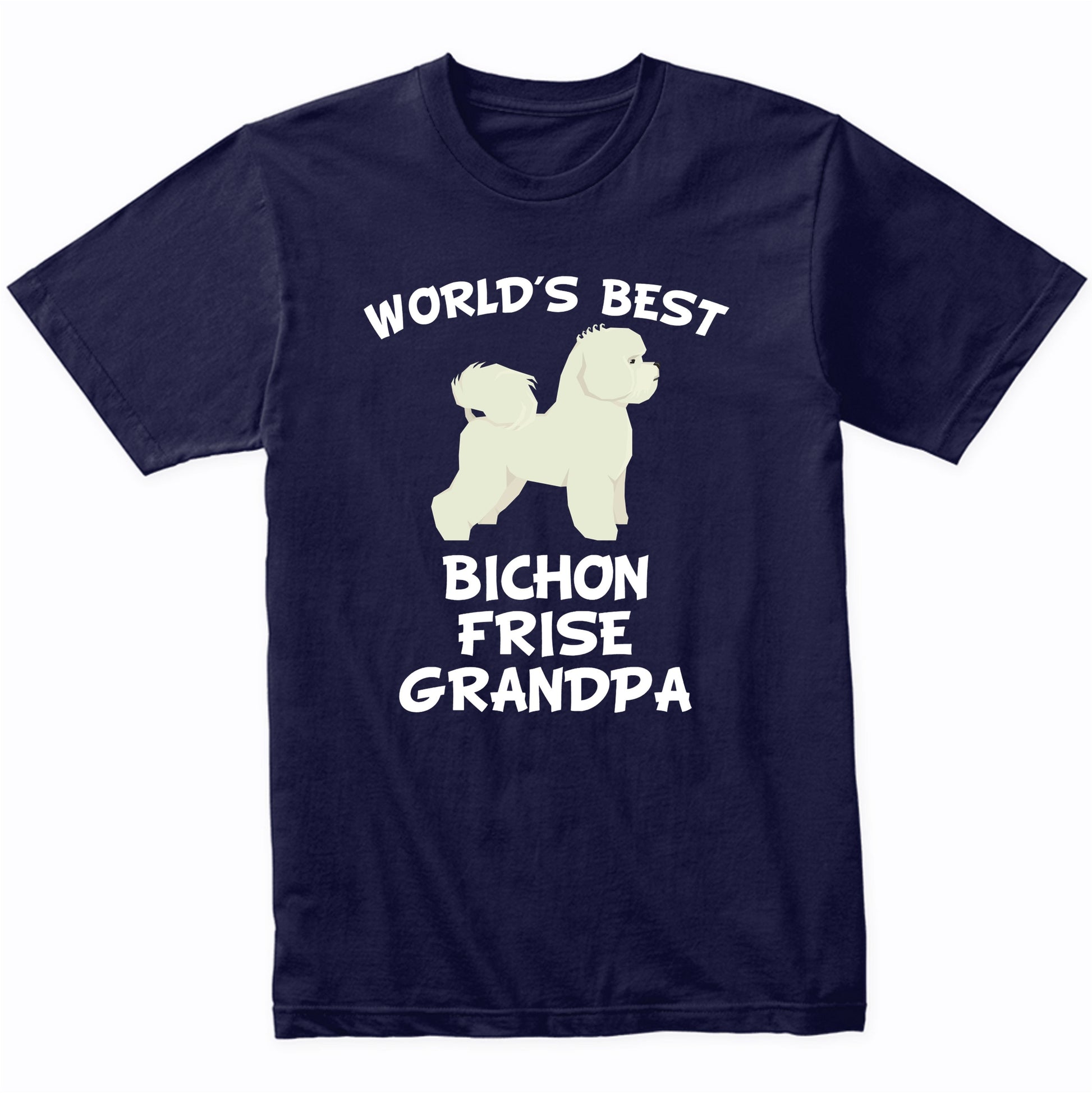World's Best Bichon Frise Grandpa Shirt