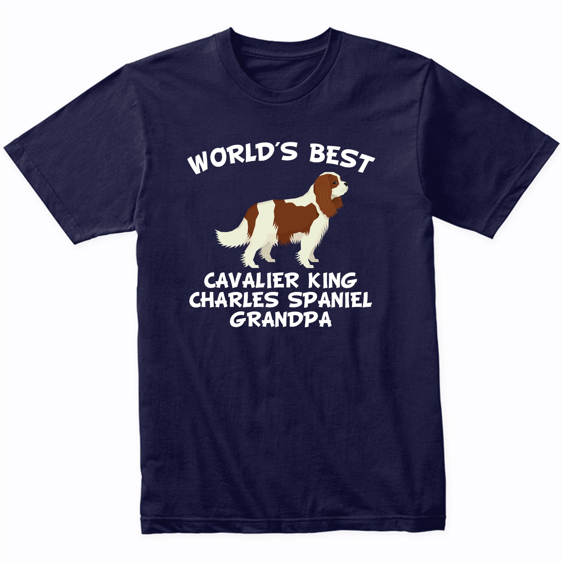 World's Best Cavalier King Charles Spaniel Grandpa Shirt