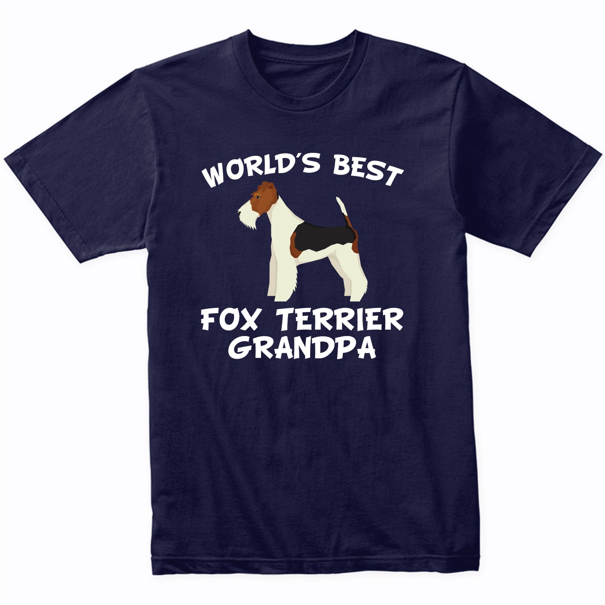 World's Best Fox Terrier Grandpa Shirt