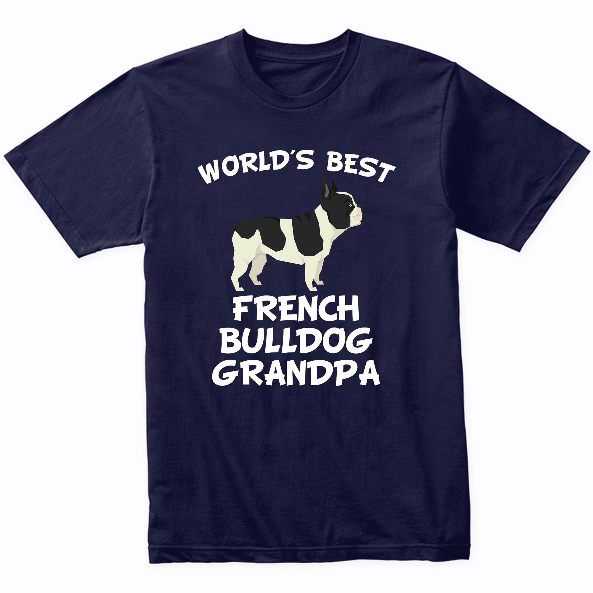 World's Best French Bulldog Grandpa Shirt