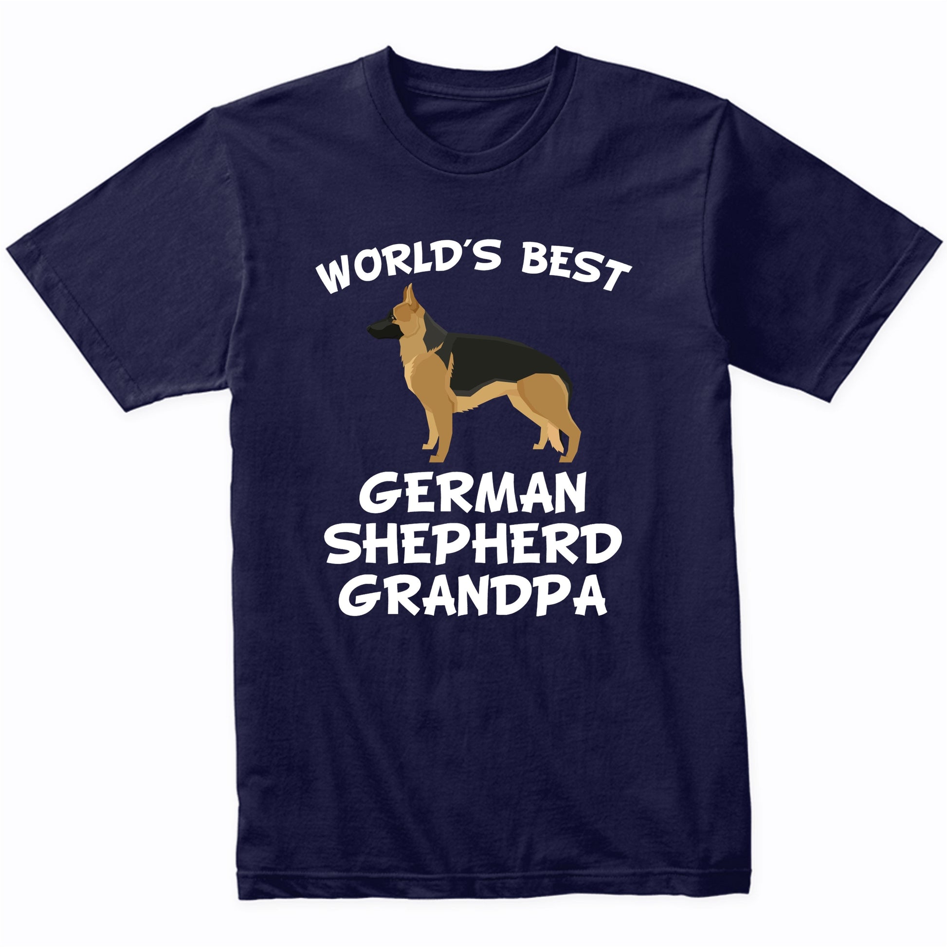 World's Best German Shepherd Grandpa Shirt