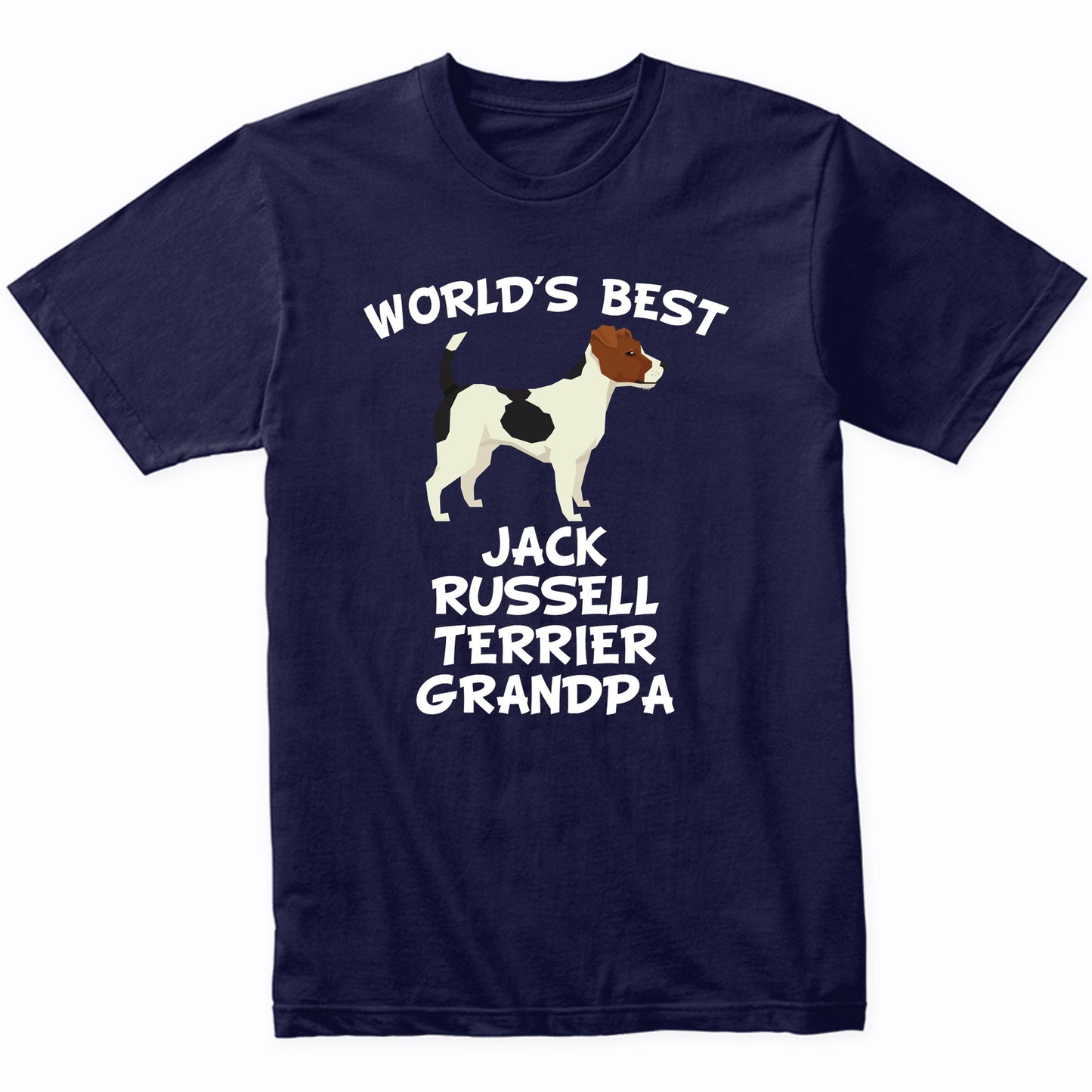 World's Best Jack Russell Terrier Grandpa Shirt