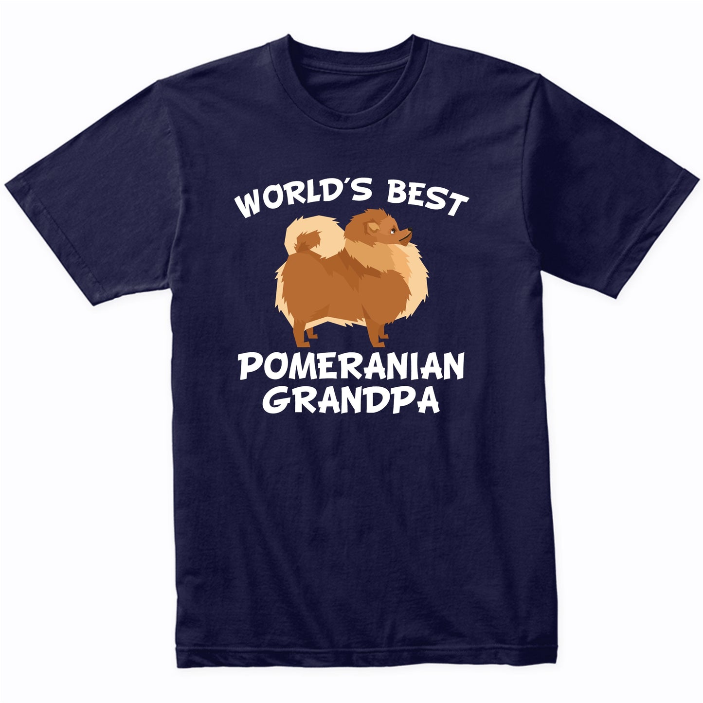 World's Best Pomeranian Grandpa Shirt