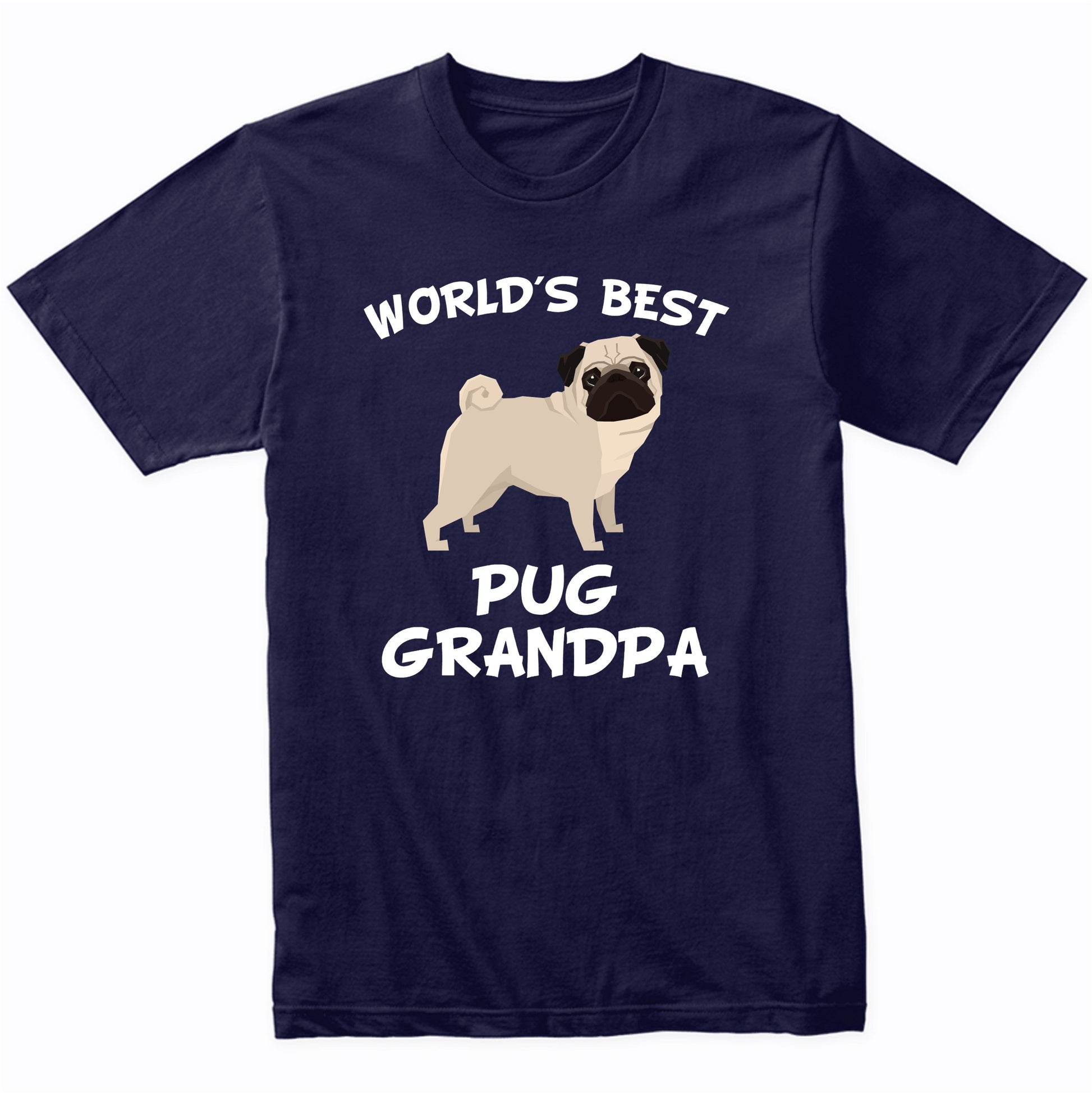 World's Best Pug Grandpa Shirt