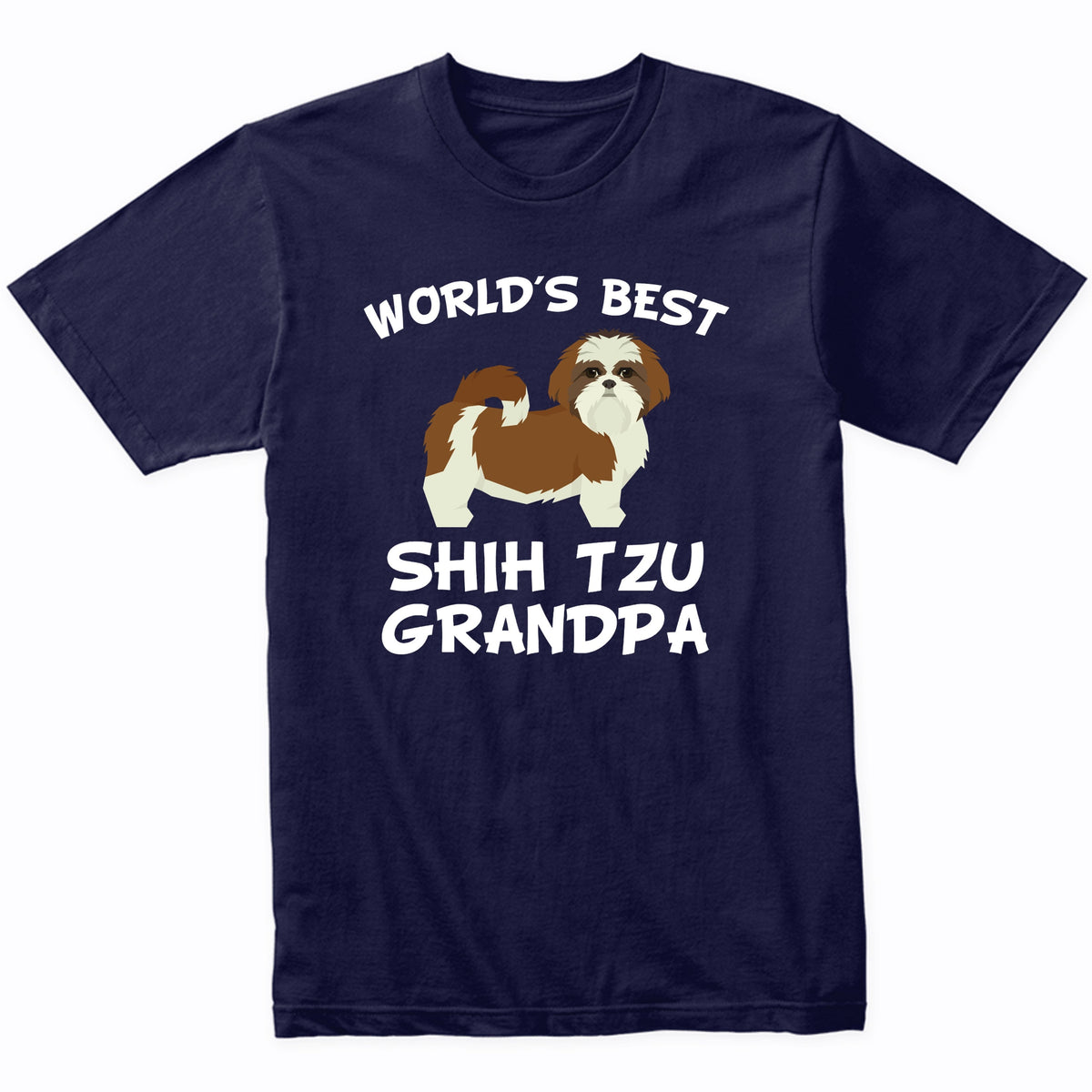 World's Best Shih Tzu Grandpa Shirt