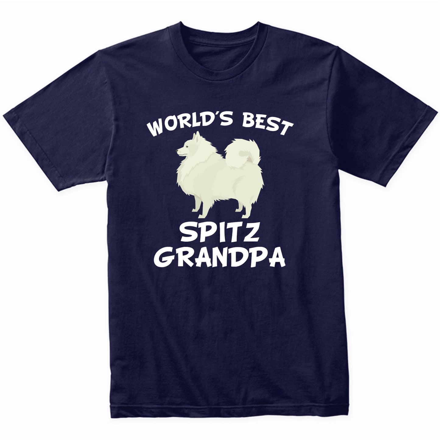 World's Best Spitz Grandpa Shirt