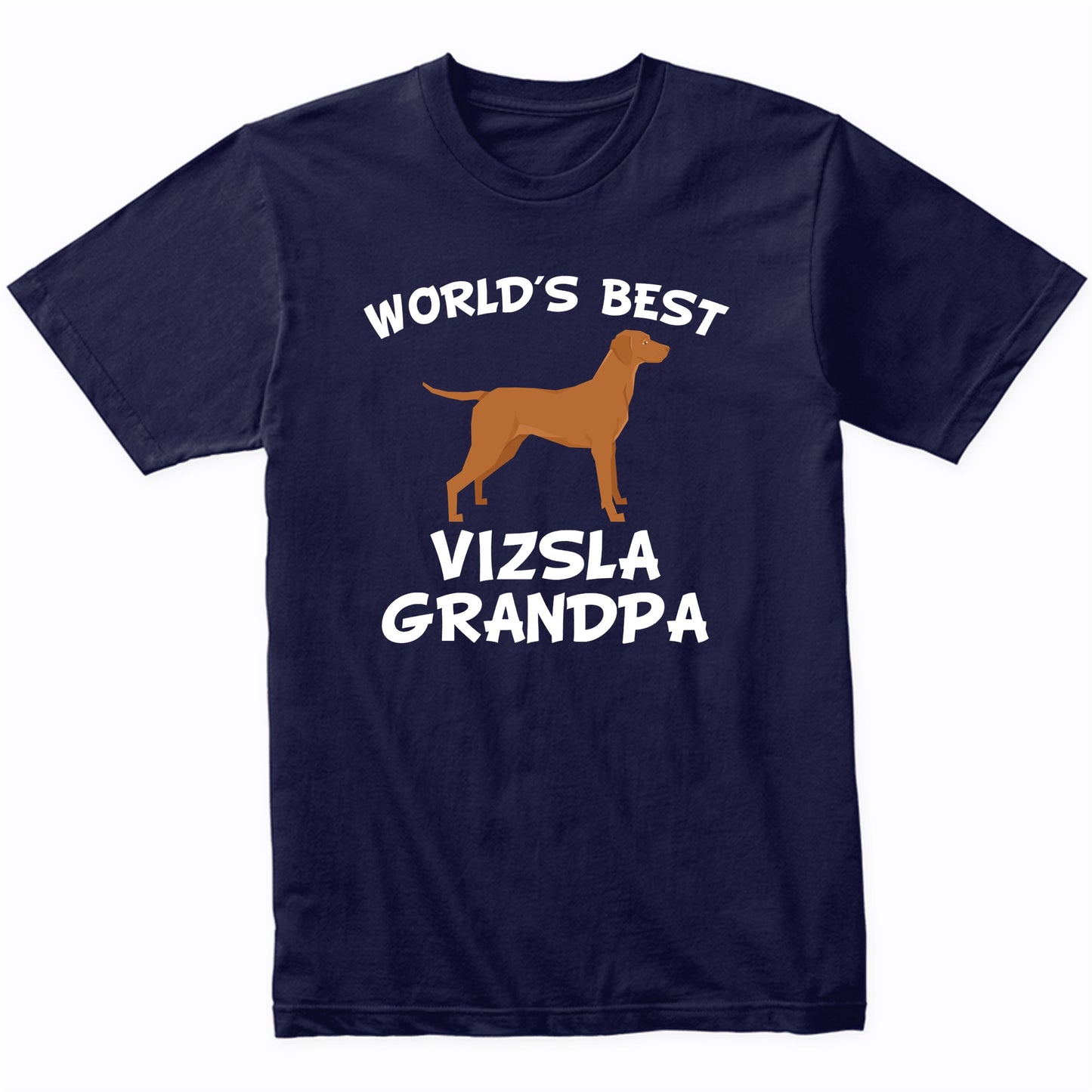 World's Best Vizsla Grandpa Shirt