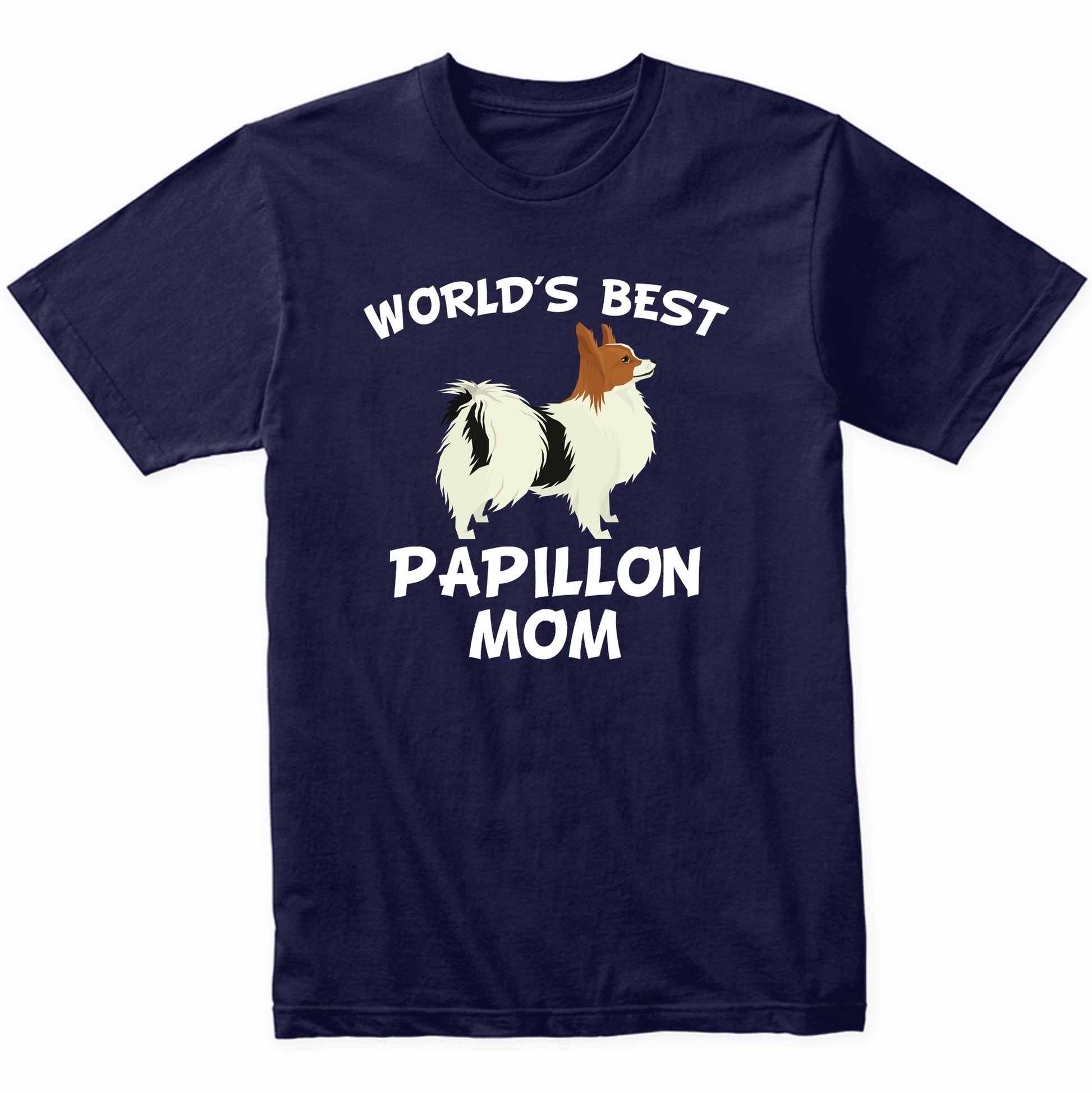 World's Best Papillon Mom Dog Owner Shirt