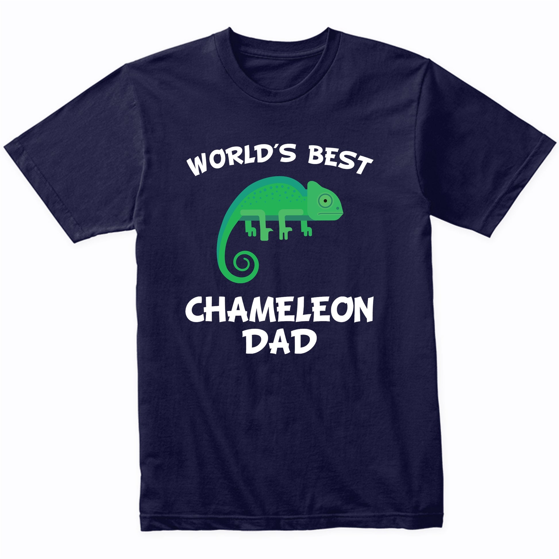 World's Best Chameleon Dad Chameleon Owner T-Shirt