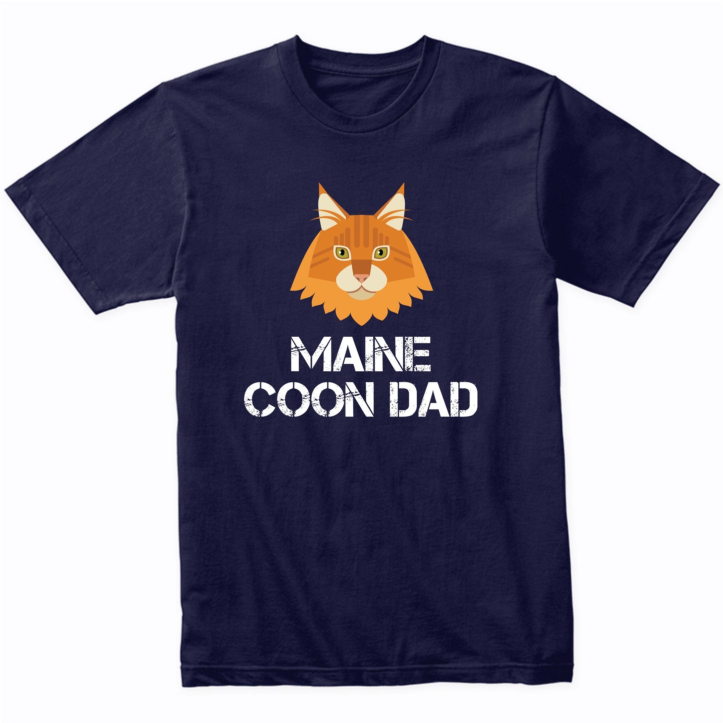 Maine Coon Dad Cat Owner T-Shirt