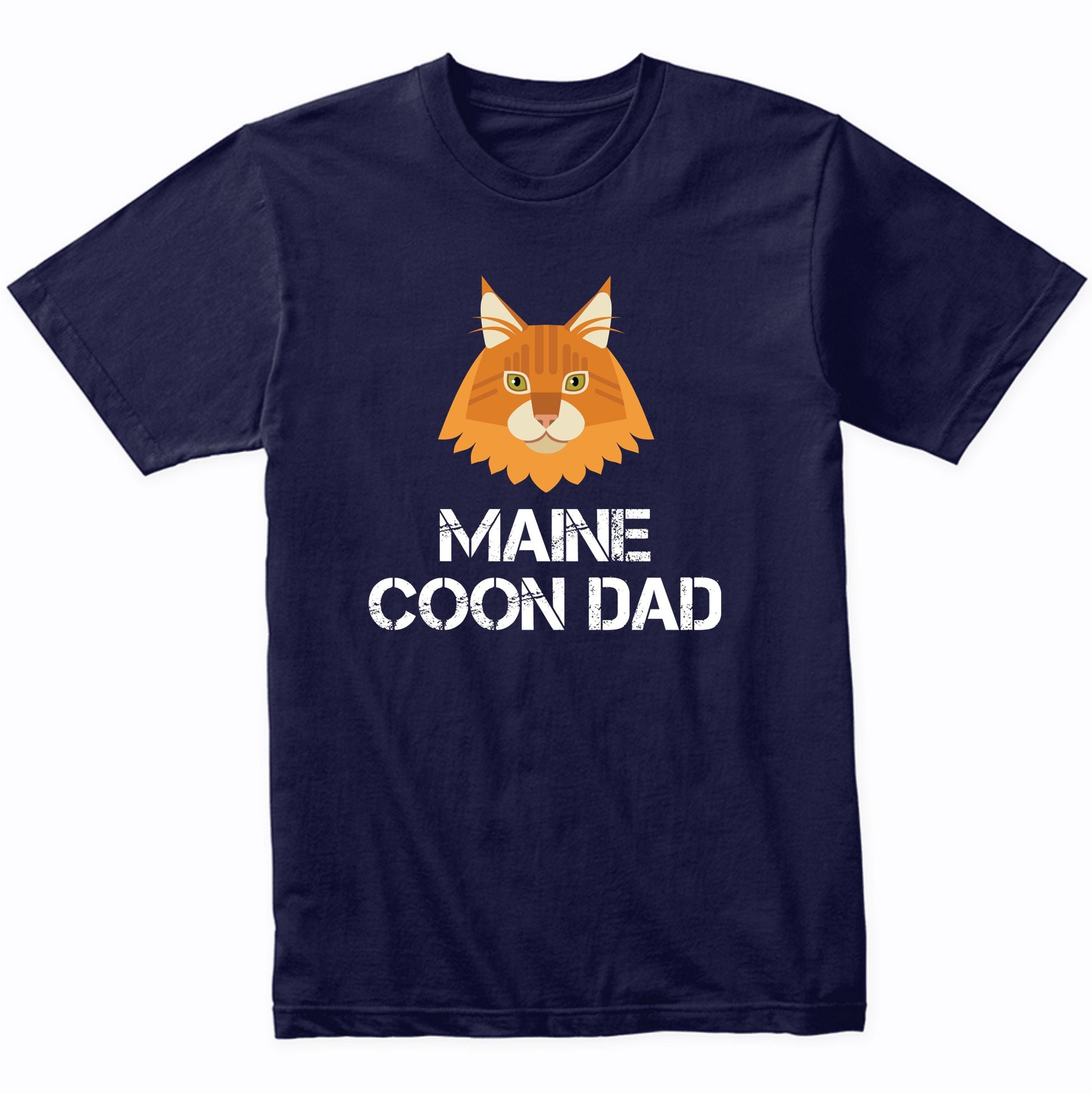 Maine Coon Dad Cat Owner T-Shirt