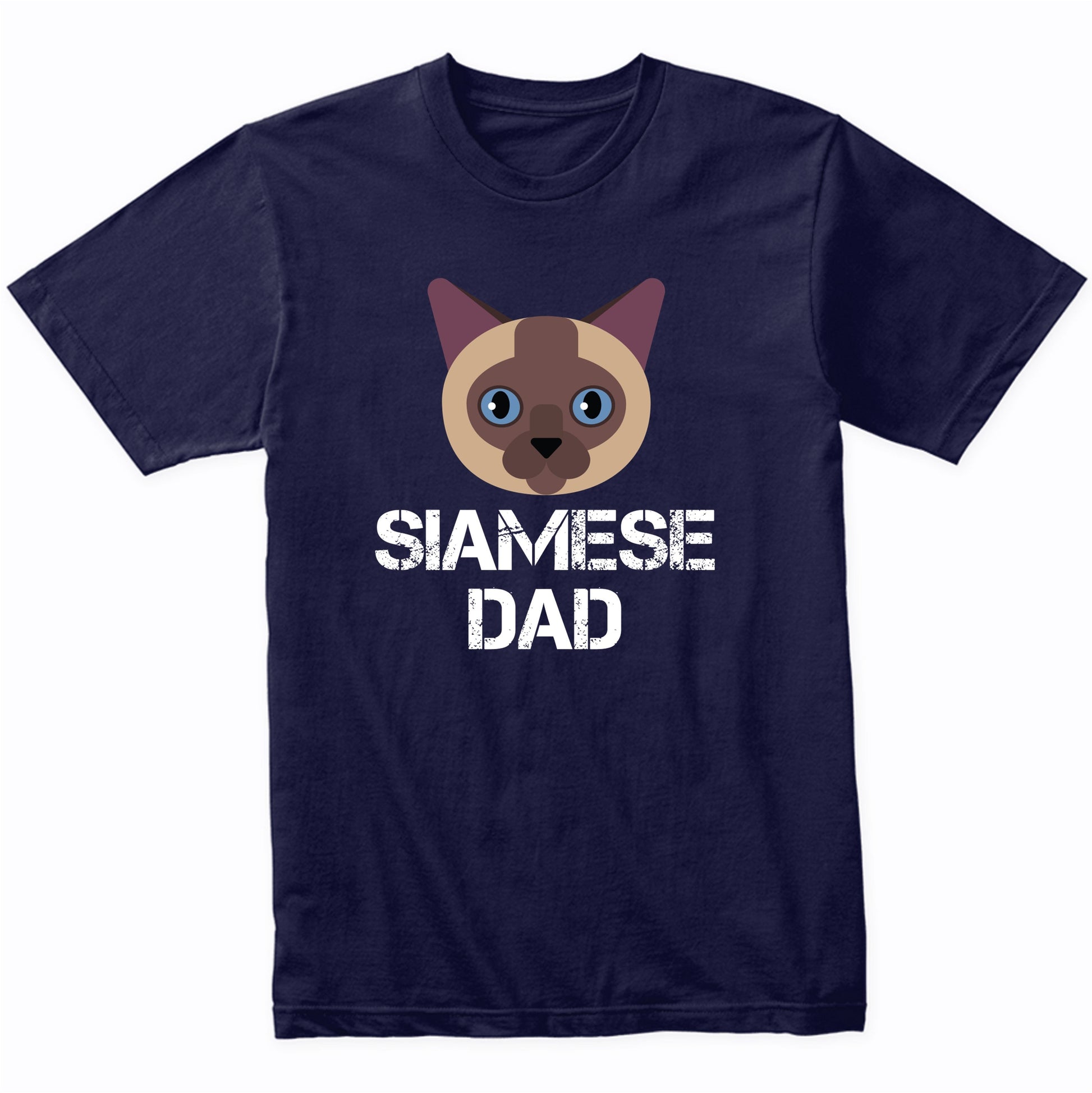 Siamese Dad Cat Owner T-Shirt