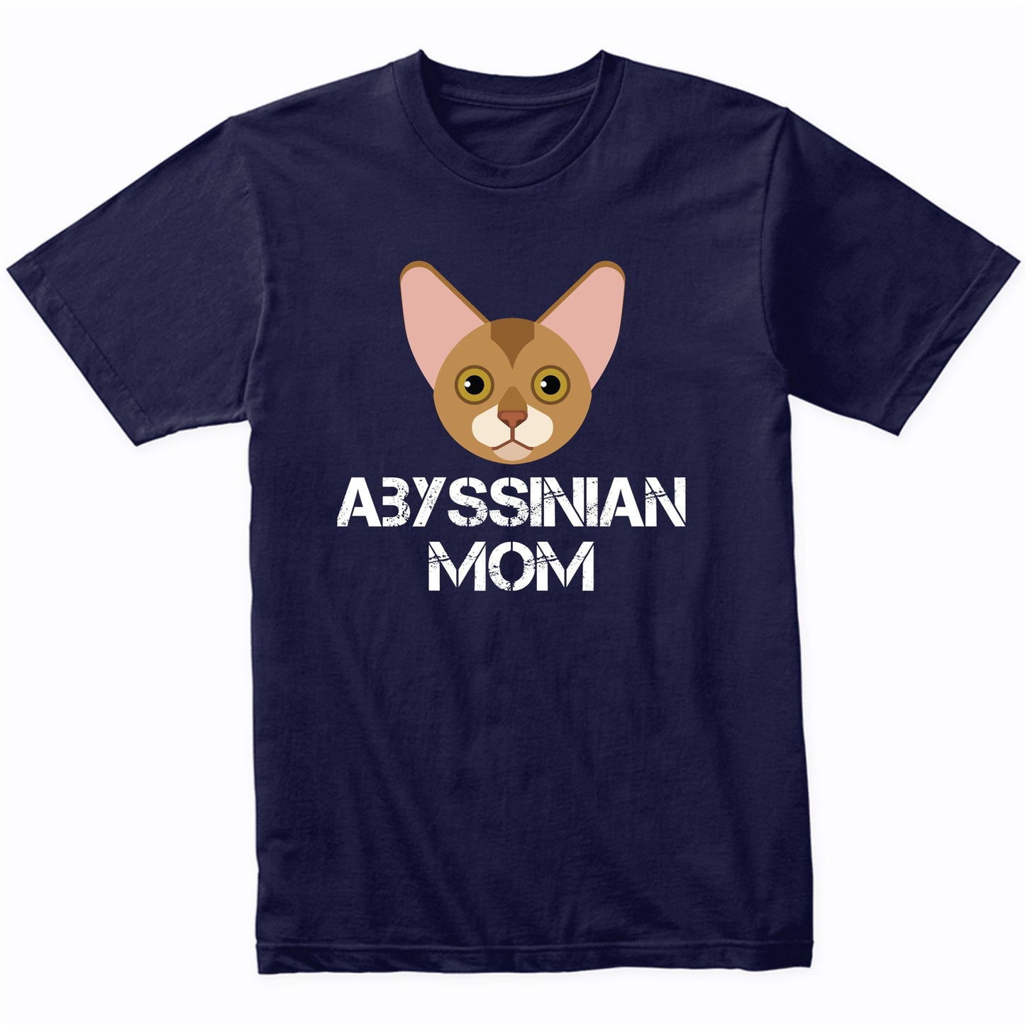 Abyssinian Mom Cat Owner T-Shirt