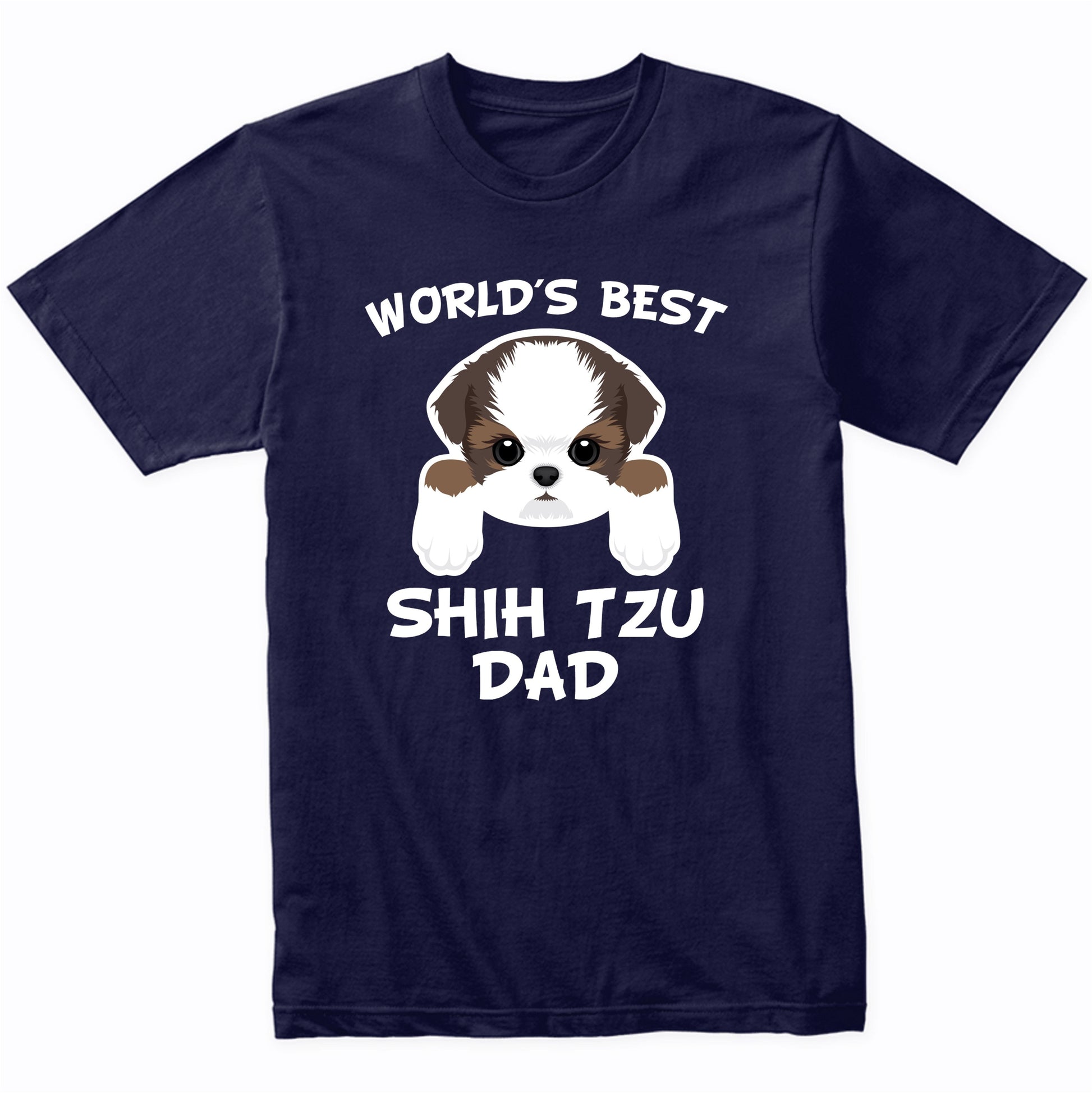 World's Best Shih Tzu Dad Dog Owner T-Shirt