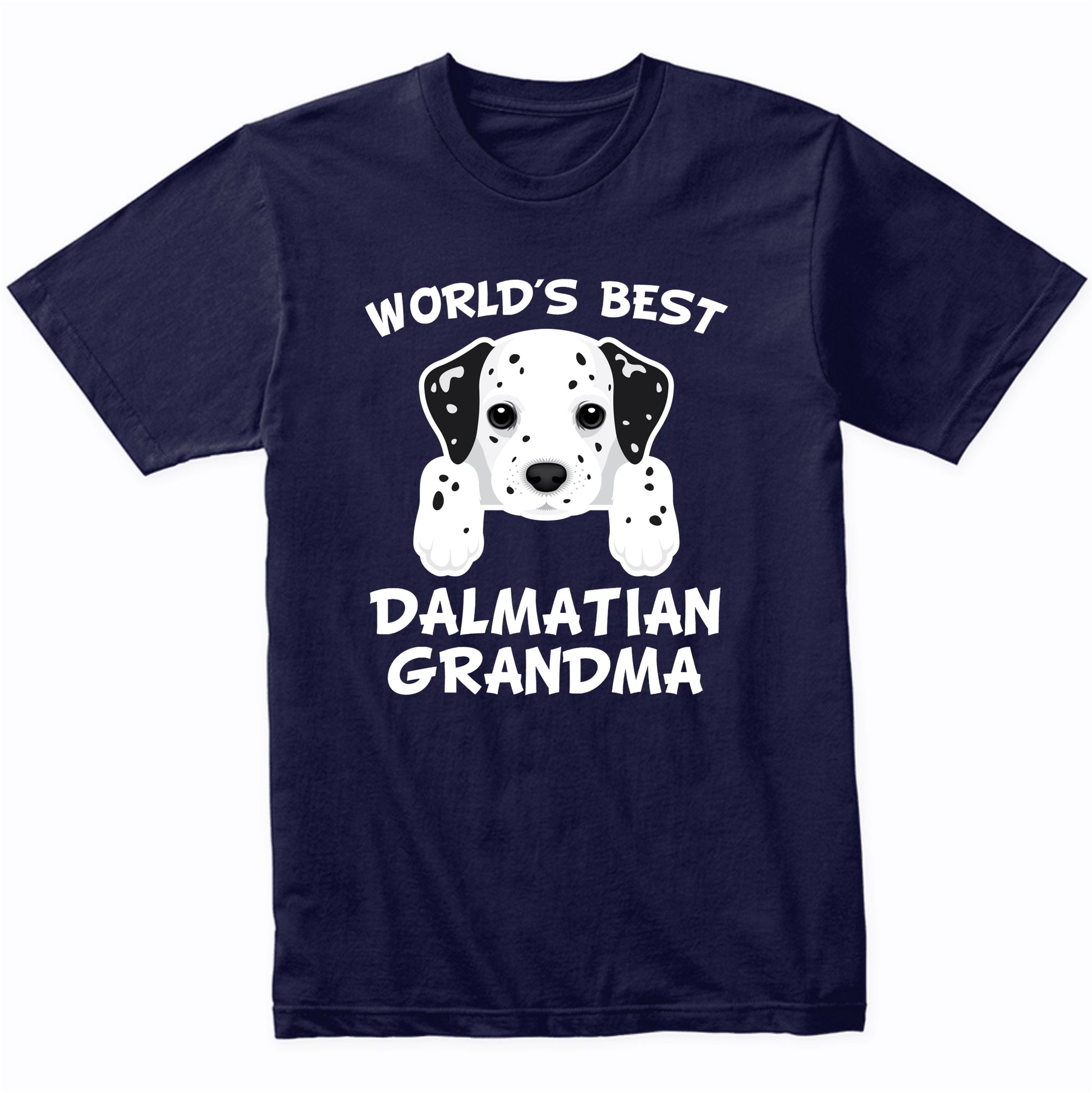 World's Best Dalmatian Grandma Dog Granddog T-Shirt