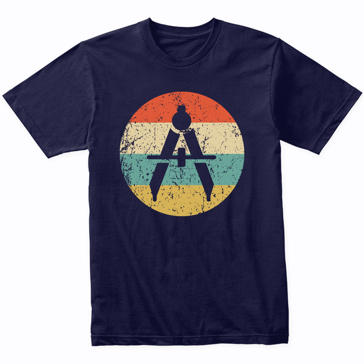 Architect Engineer Shirt - Vintage Retro Compass Shirt
