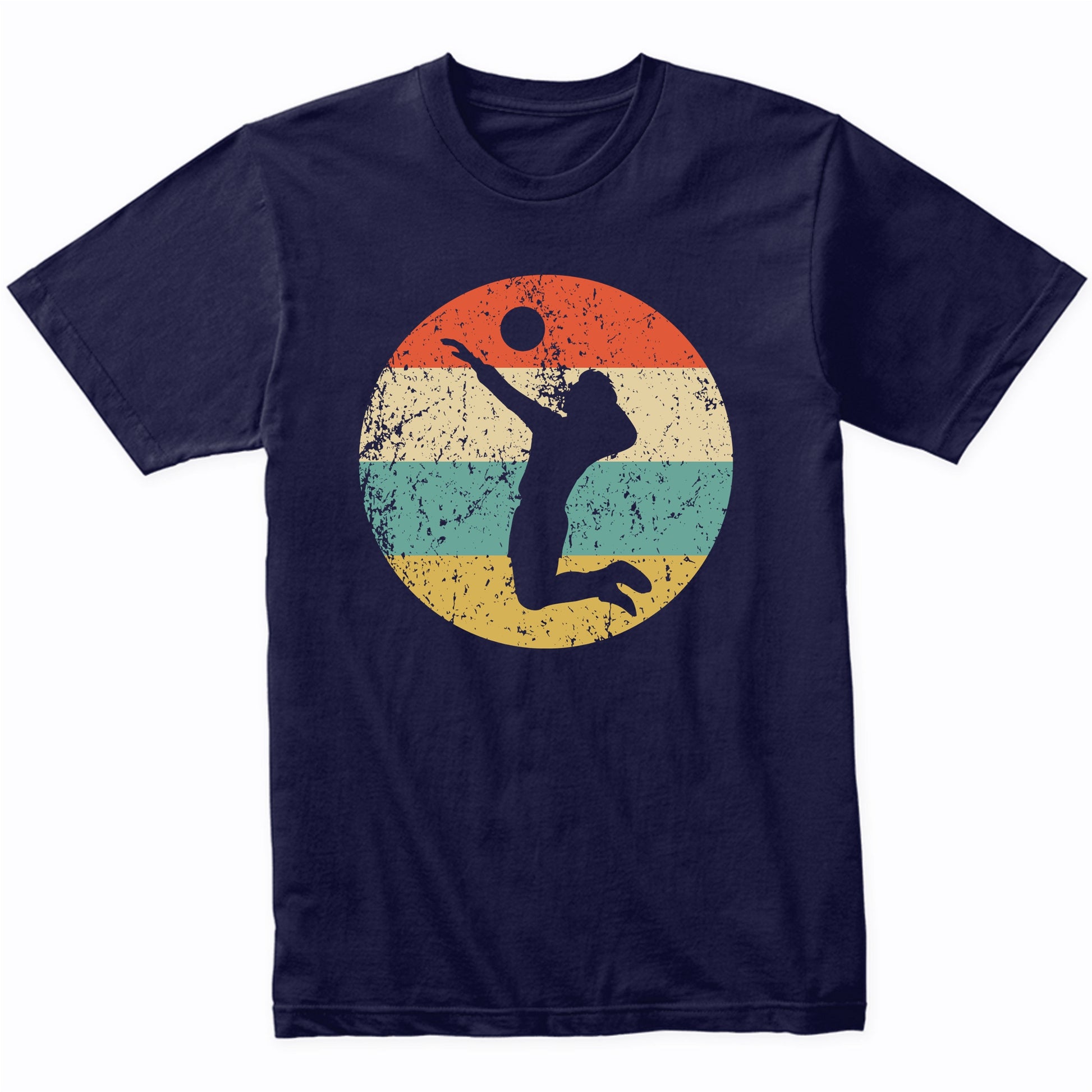 Volleyball Shirt - Vintage Retro Volleyball Player T-Shirt
