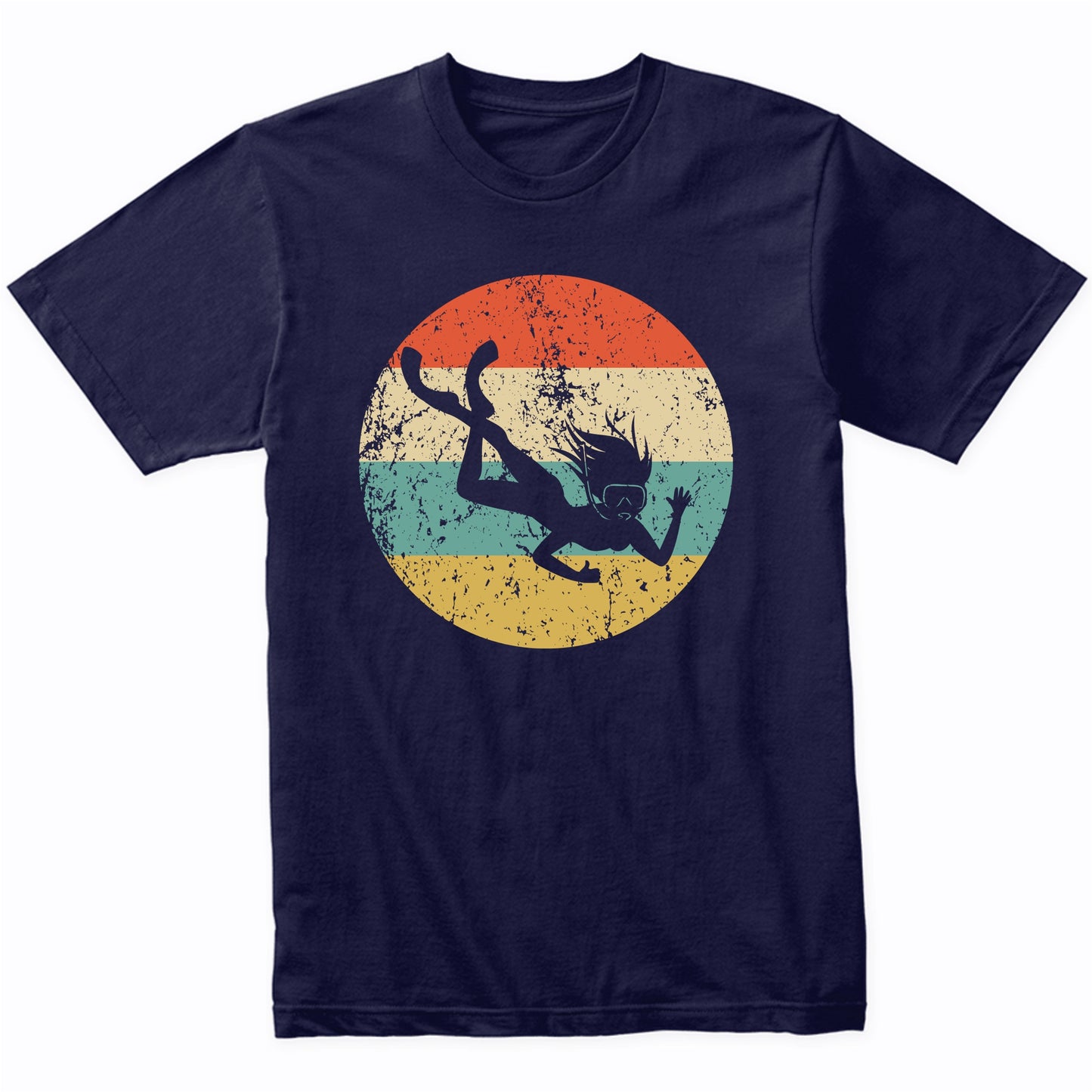 Snorkeling Shirt - Vintage Retro Snorkeler T-Shirt