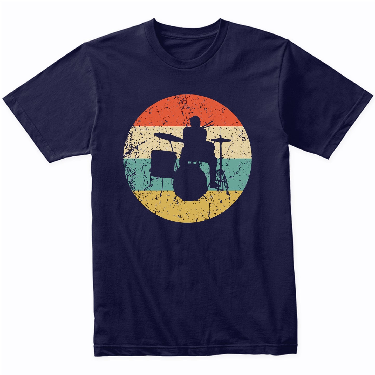 Drums Shirt - Vintage Retro Music T-Shirt
