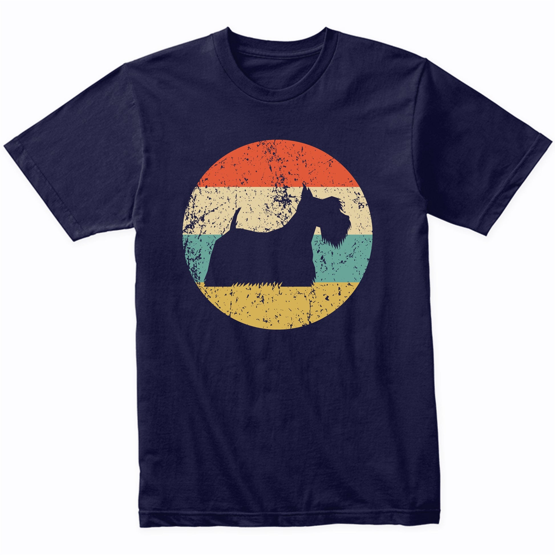 Scottish Terrier Shirt - Vintage Retro Scottie Dog T-Shirt