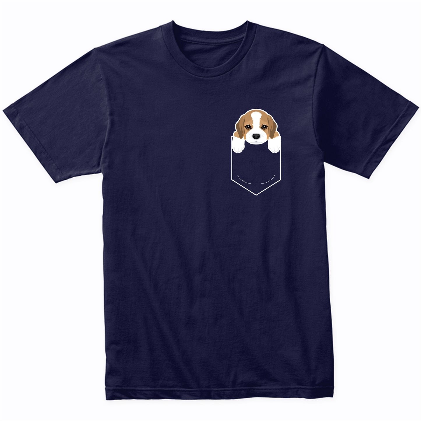 Beagle In My Pocket Cute Dog Owner T-Shirt