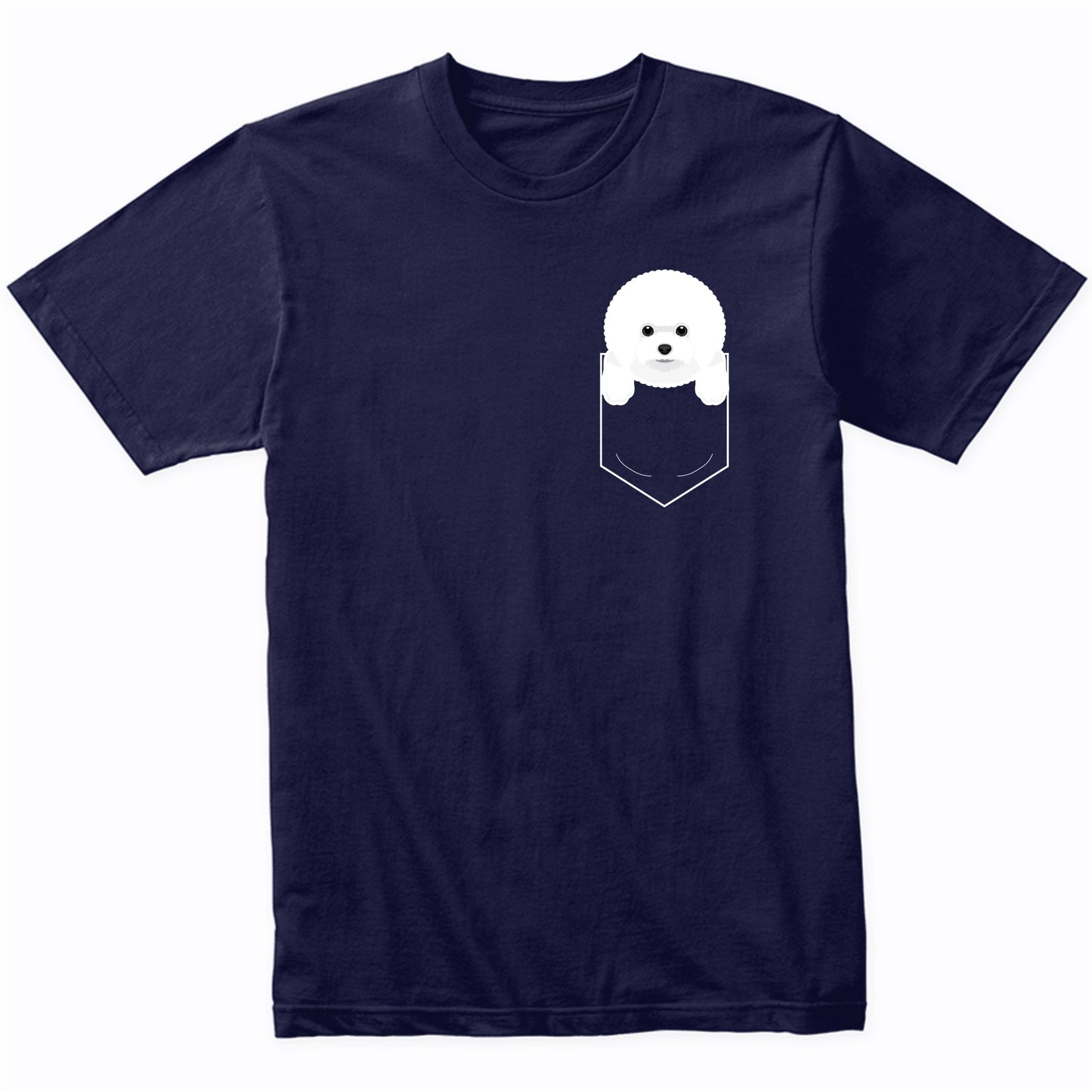 Bichon Frise In My Pocket Cute Dog Owner T-Shirt