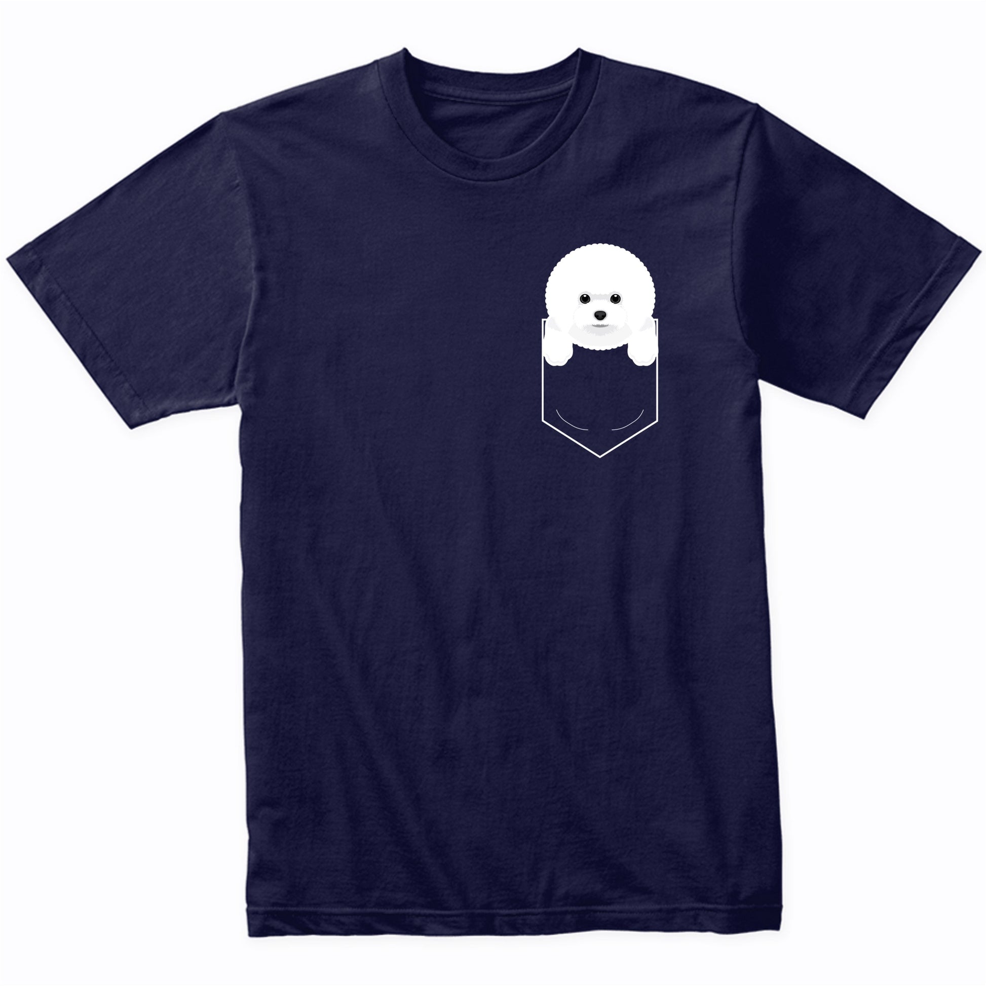 Bichon Frise In My Pocket Cute Dog Owner T-Shirt