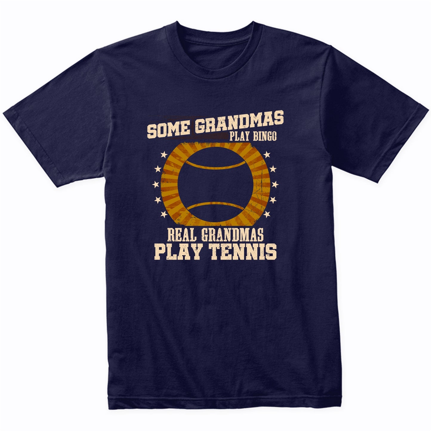 Tennis Grandma Shirt - Real Grandmas Play Tennis T-Shirt