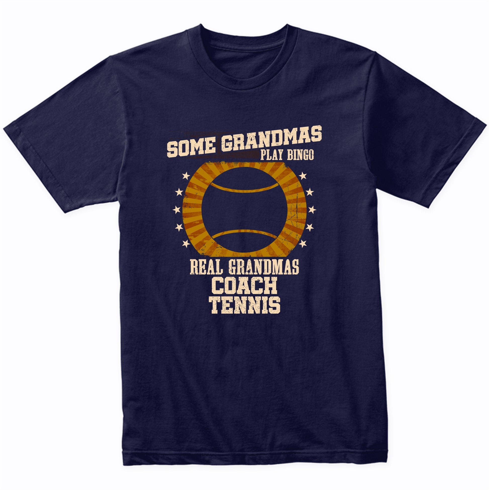 Tennis Grandma Shirt - Real Grandmas Coach Tennis T-Shirt