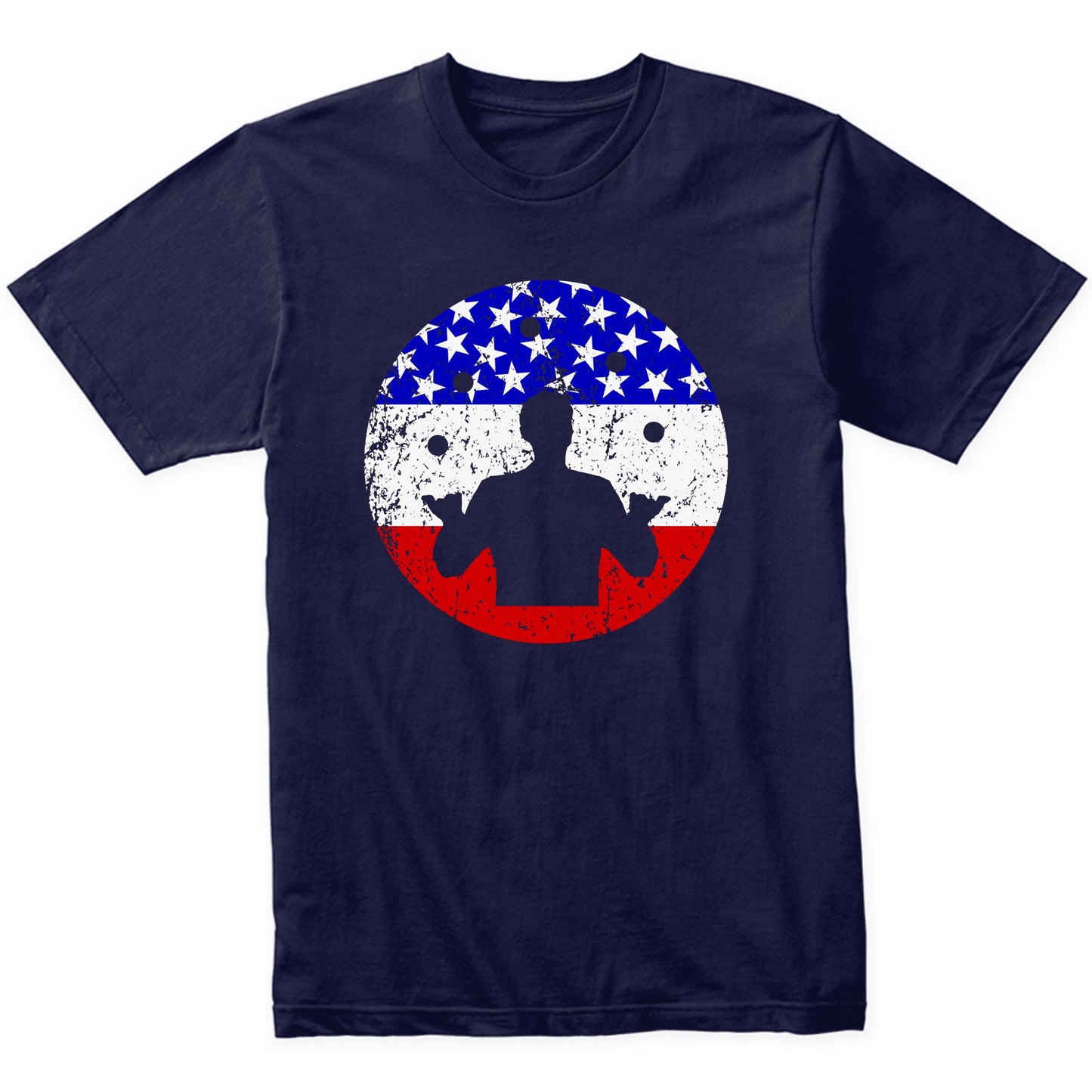 American Flag Juggling Shirt - Retro Juggler T-Shirt
