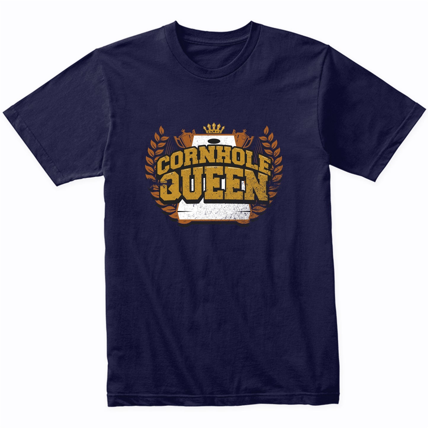 Cornhole Queen Funny Cornhole Tournament T-Shirt