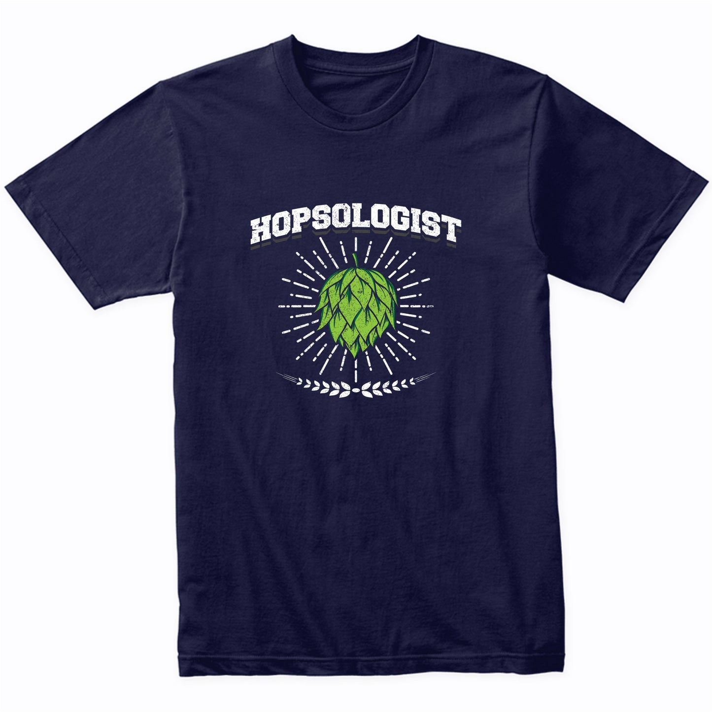 Hopsologist Funny Beer Snob Craft Beer Drinking Shirt
