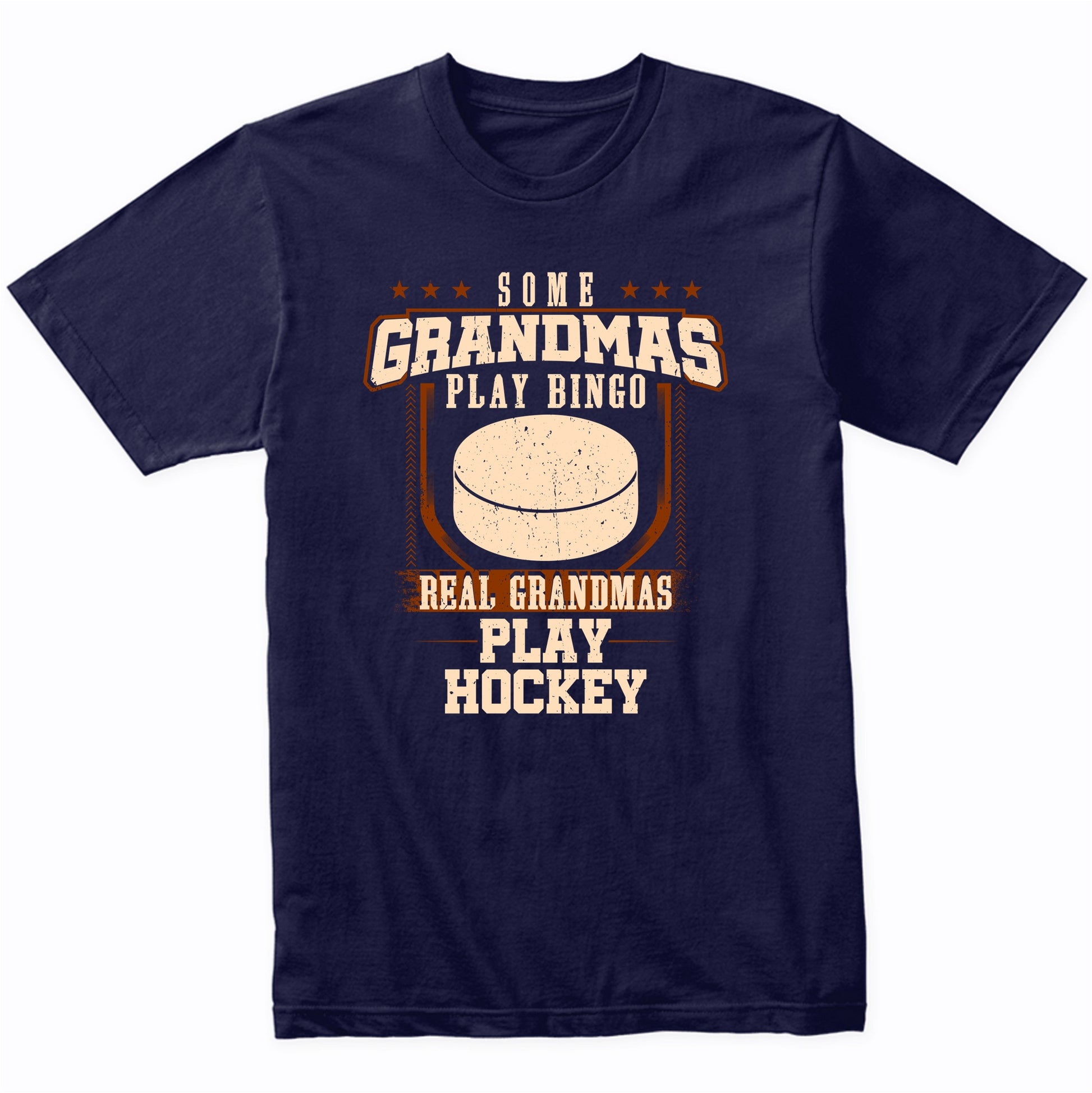 Some Grandmas Play Bingo Real Grandmas Play Hockey Shirt