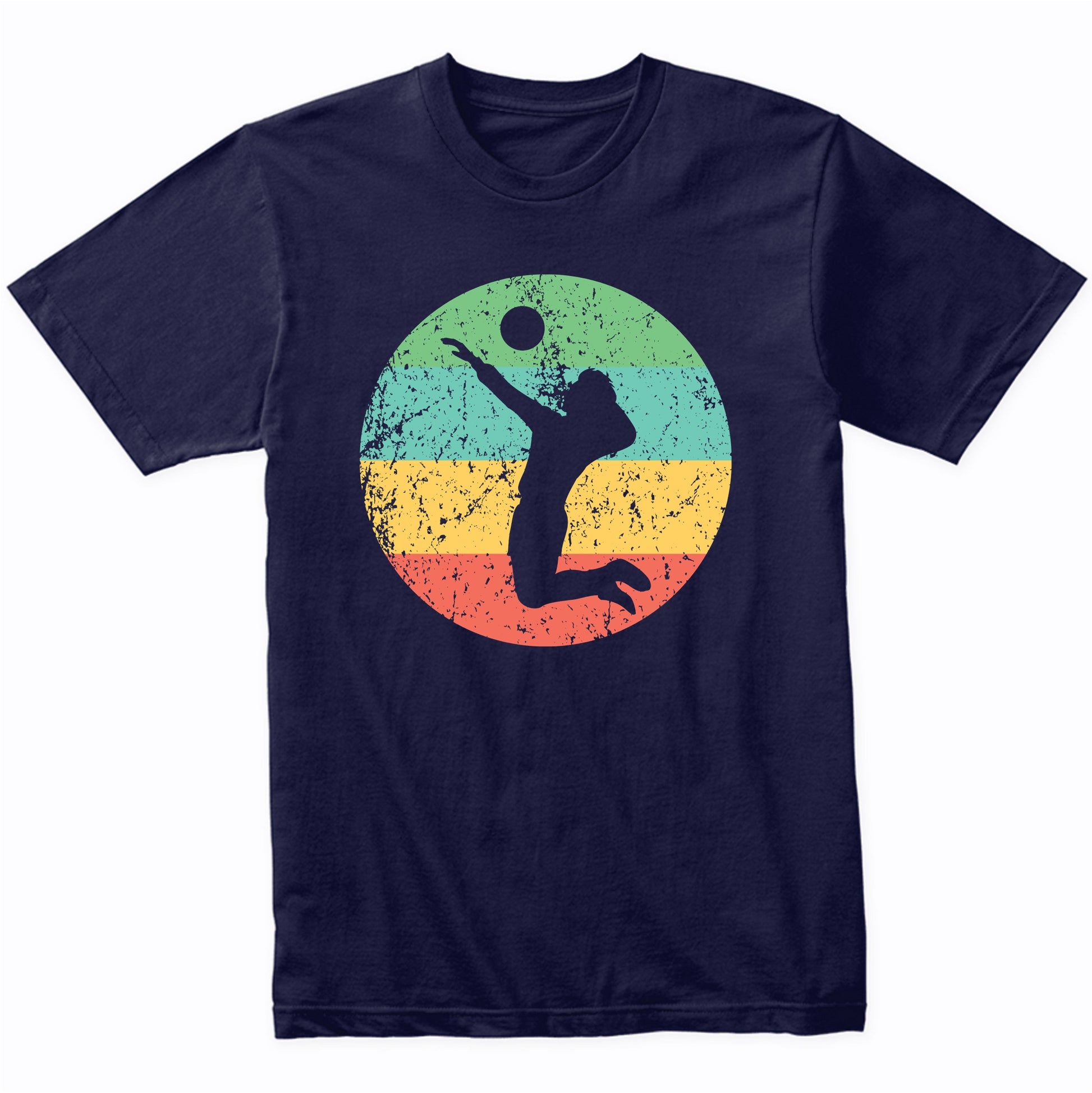 Volleyball Shirt - Vintage Retro Volleyball Player T-Shirt