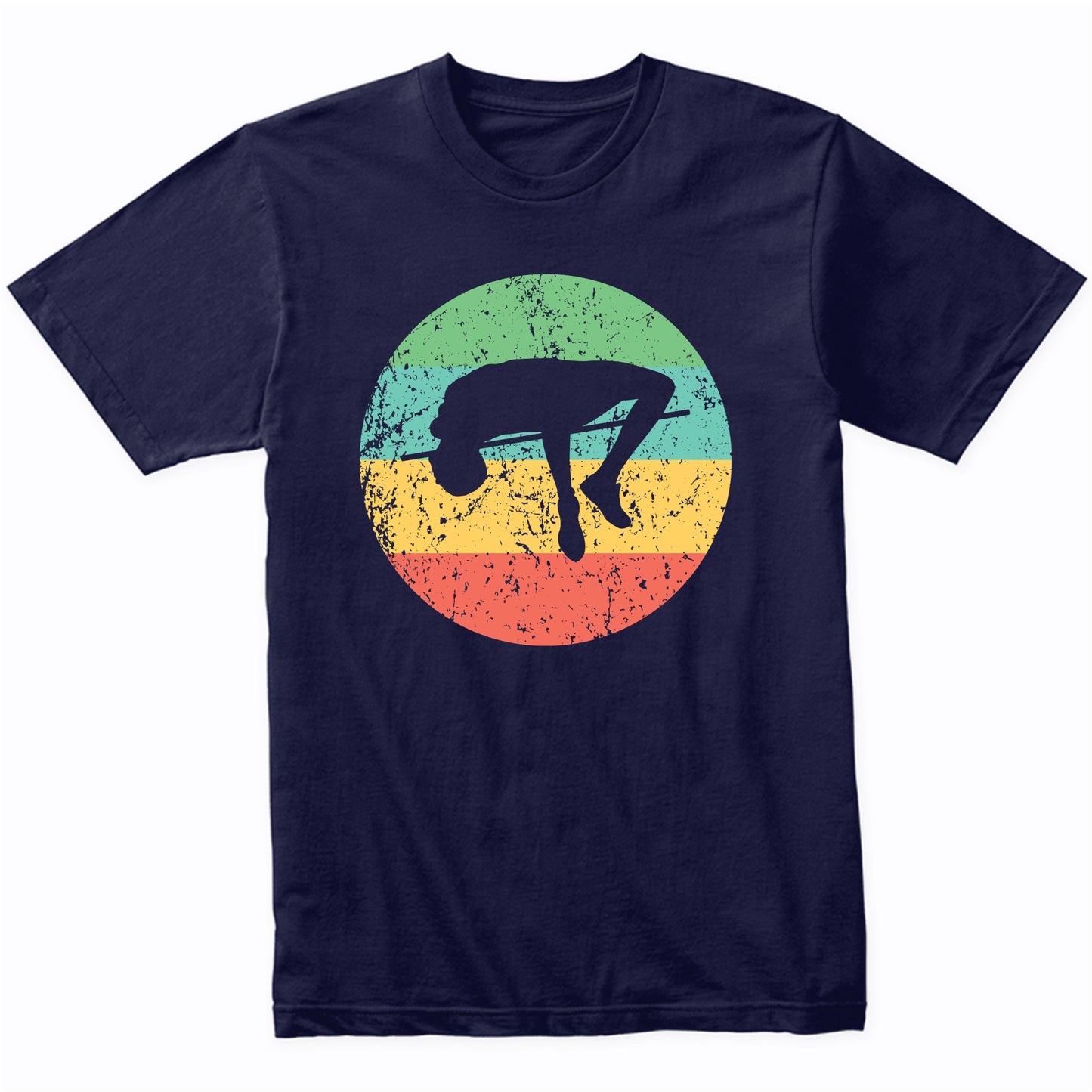 High Jump Shirt - Vintage Retro Track And Field T-Shirt