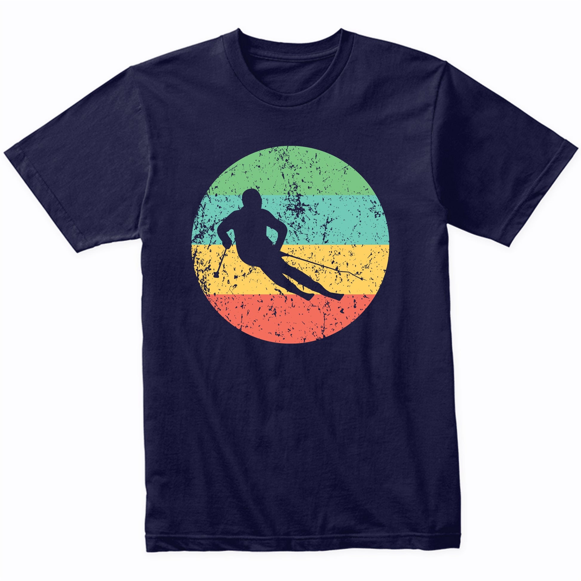 Skiing Shirt - Vintage Retro Skier T-Shirt