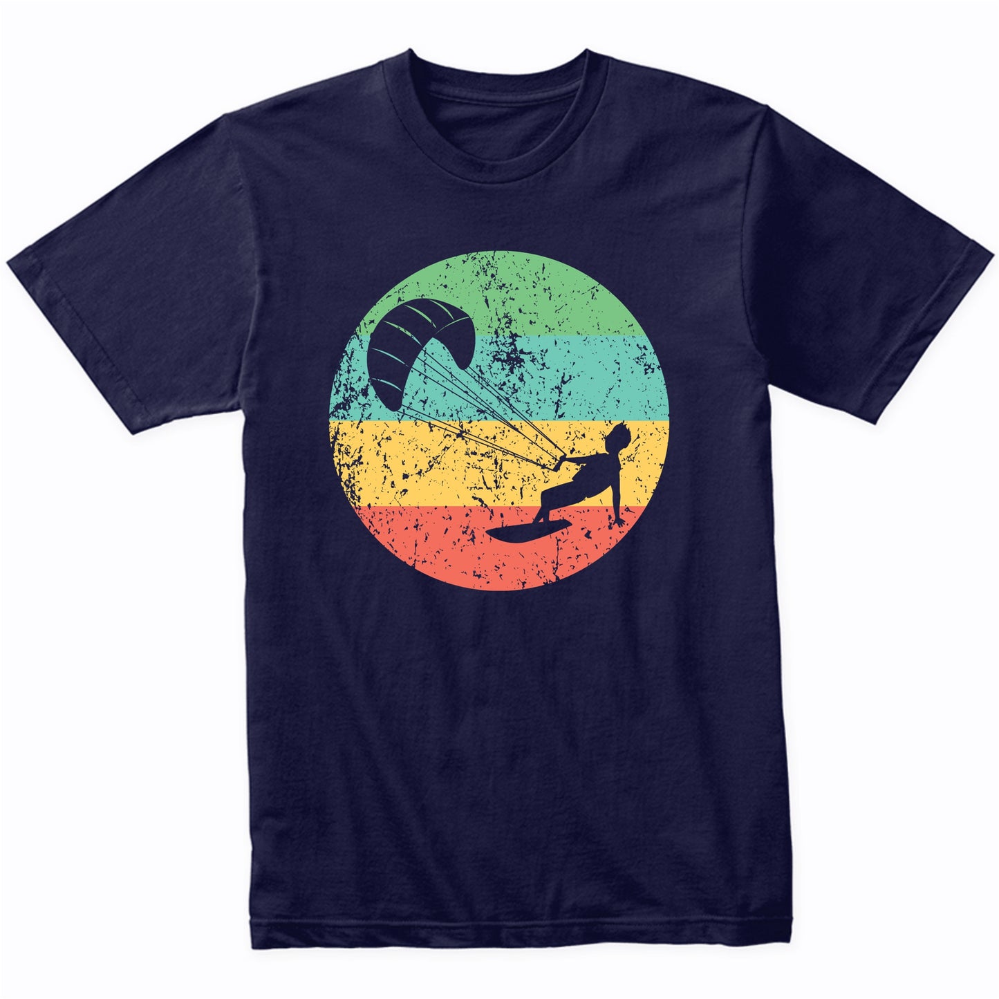 Kite Surfing Shirt - Vintage Retro Kite Surfer T-Shirt