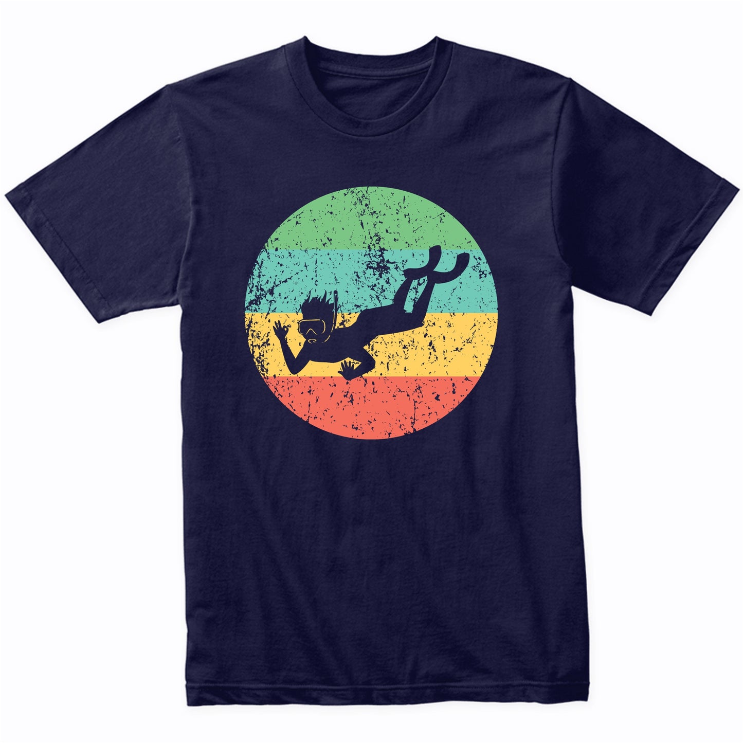 Snorkeling Shirt - Vintage Retro Snorkeler T-Shirt