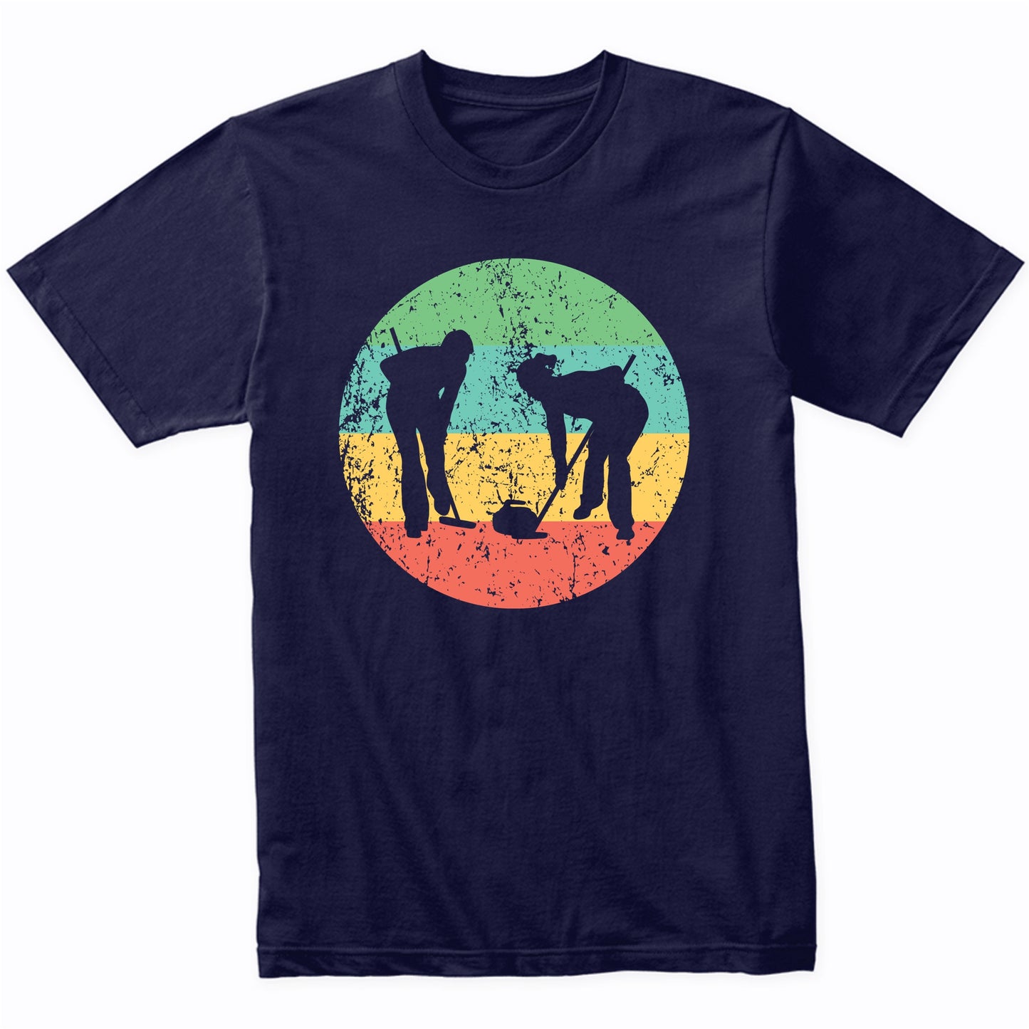 Curling Shirt - Vintage Retro Curler T-Shirt