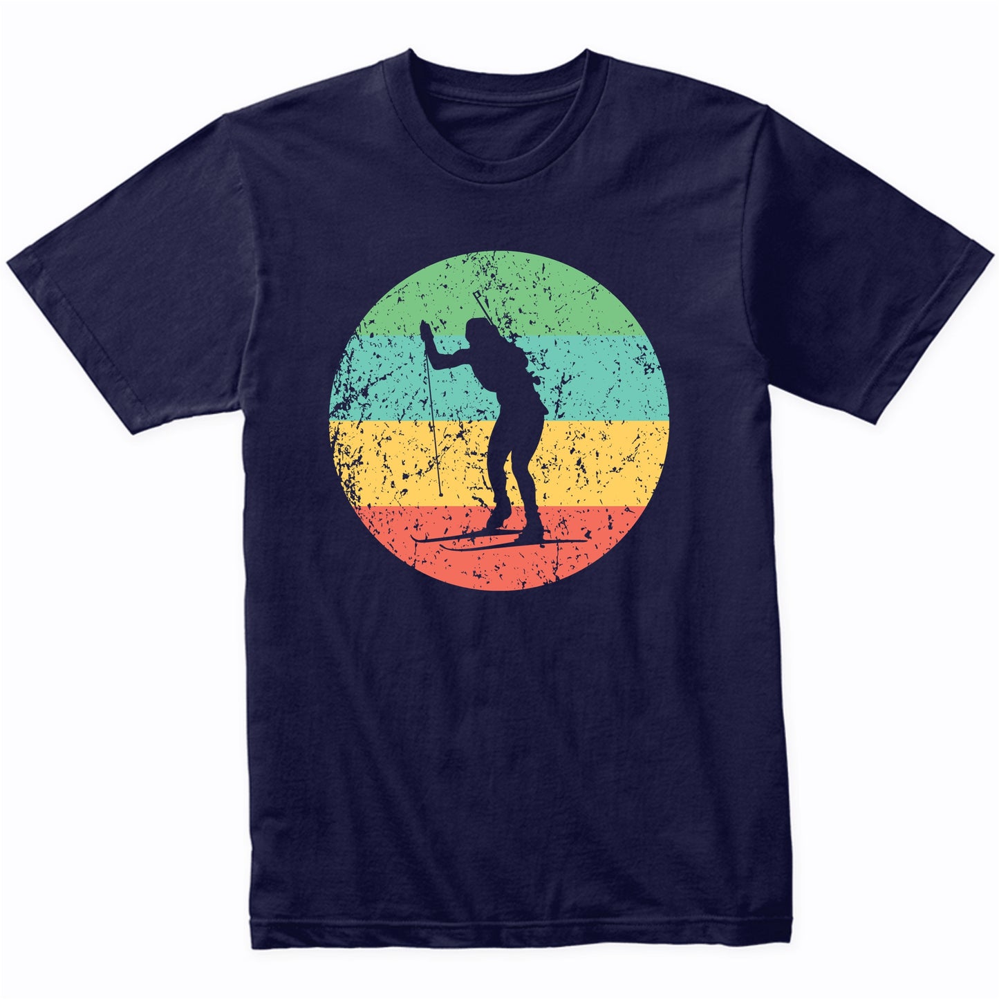Biathlon Shirt - Vintage Retro Biathlete T-Shirt