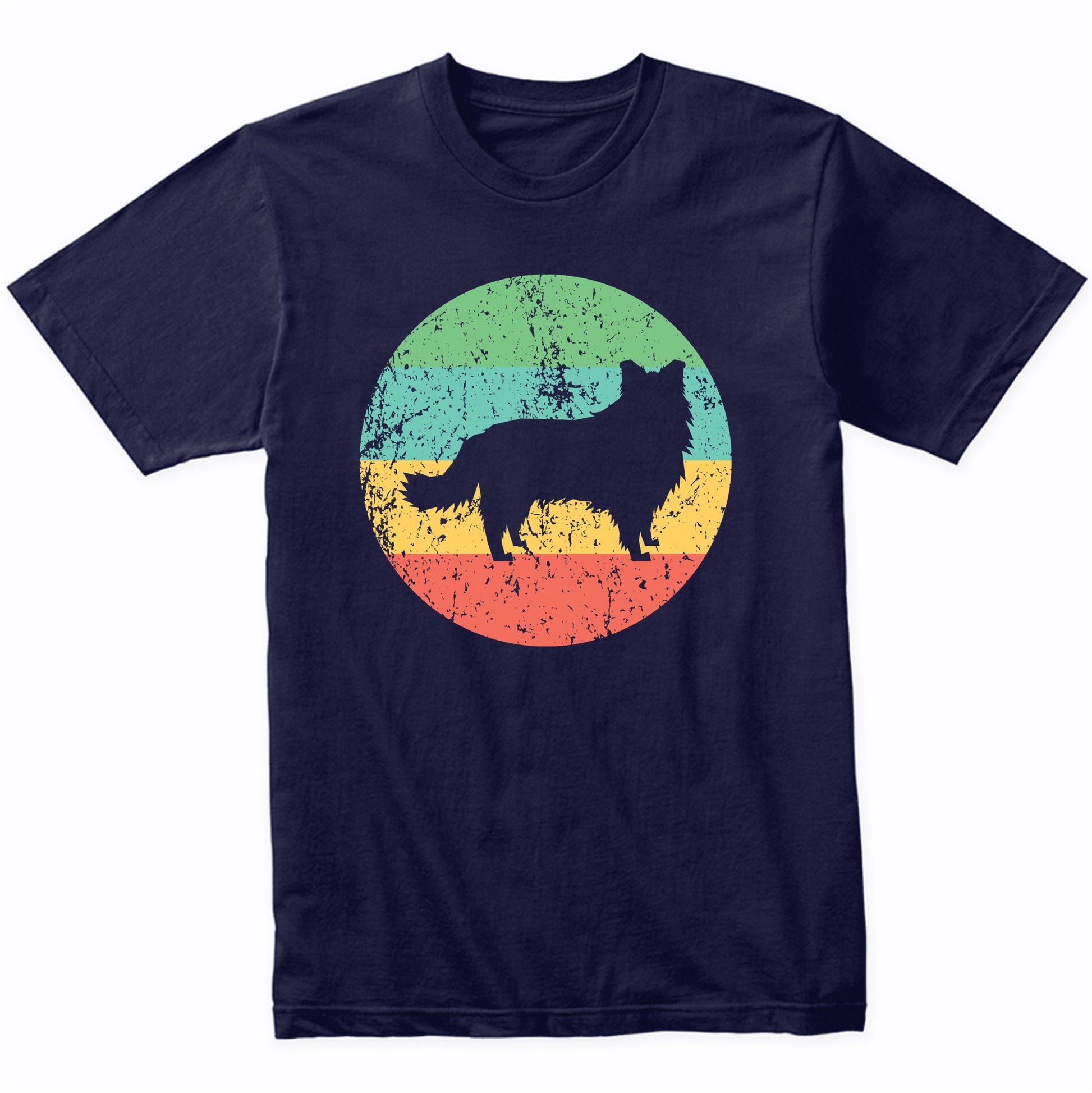 Border Collie Shirt - Vintage Retro Border Collie Dog Shirt