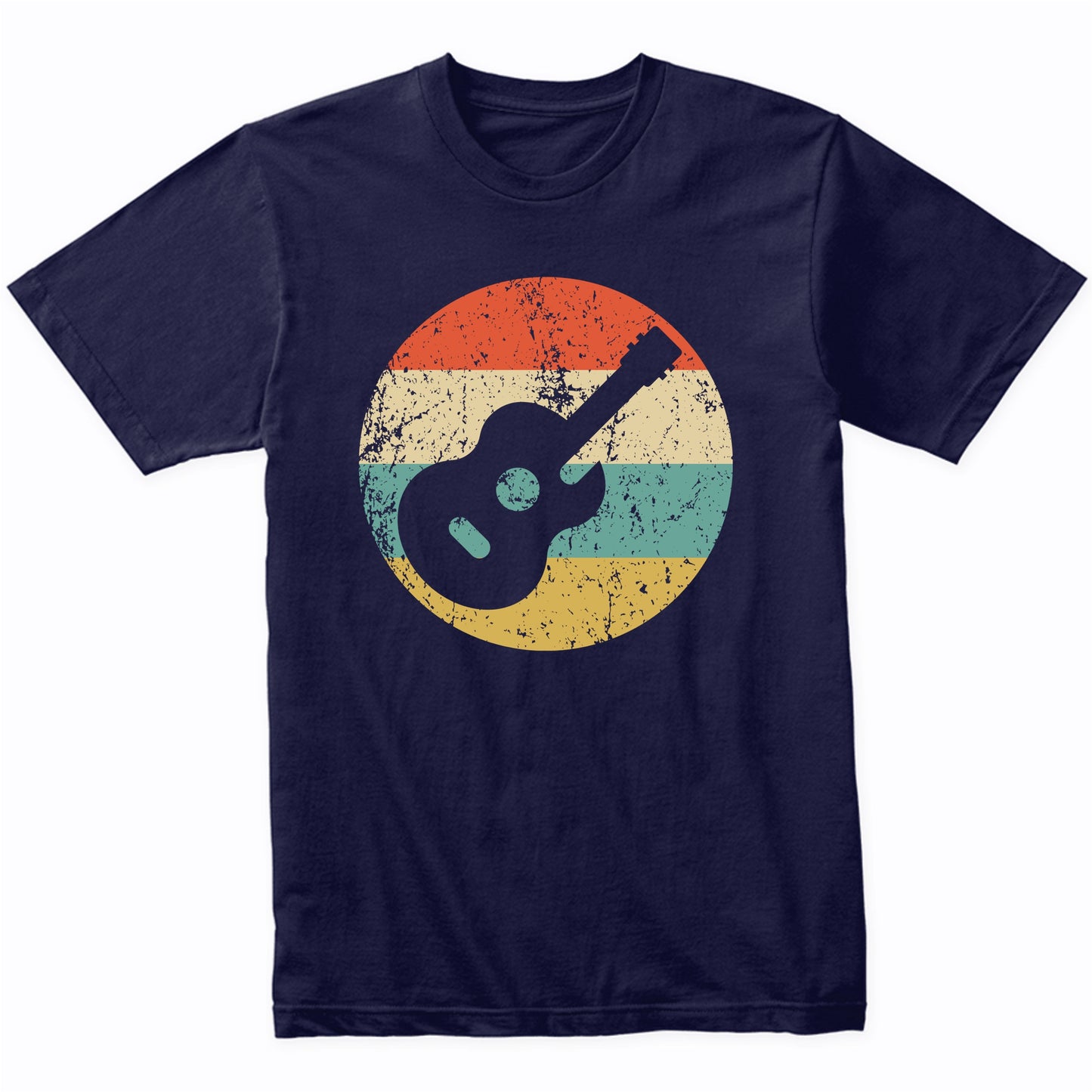 Guitarist Shirt - Retro Acoustic Guitar Icon T-Shirt
